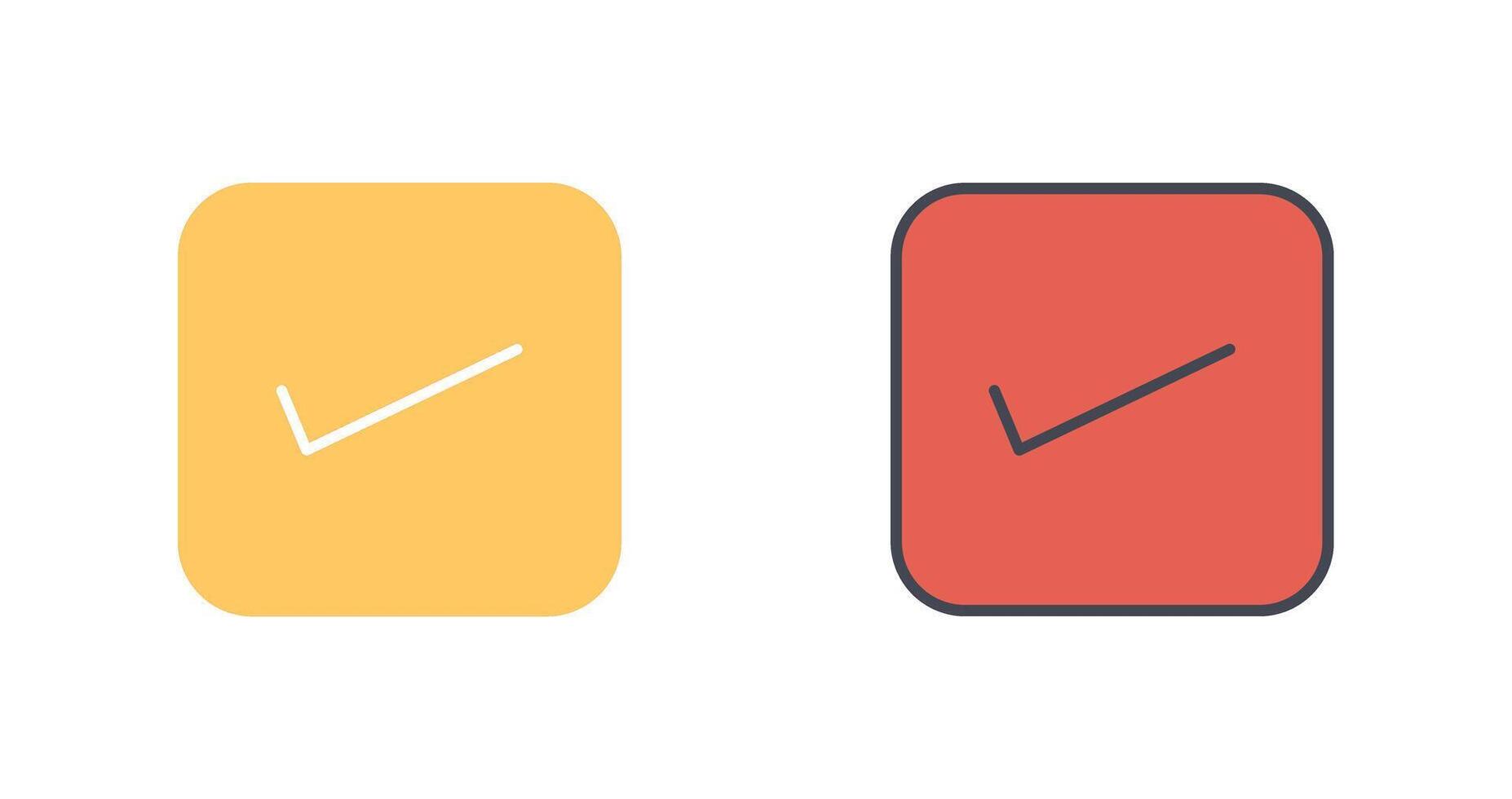Checkbox Icon Design vector