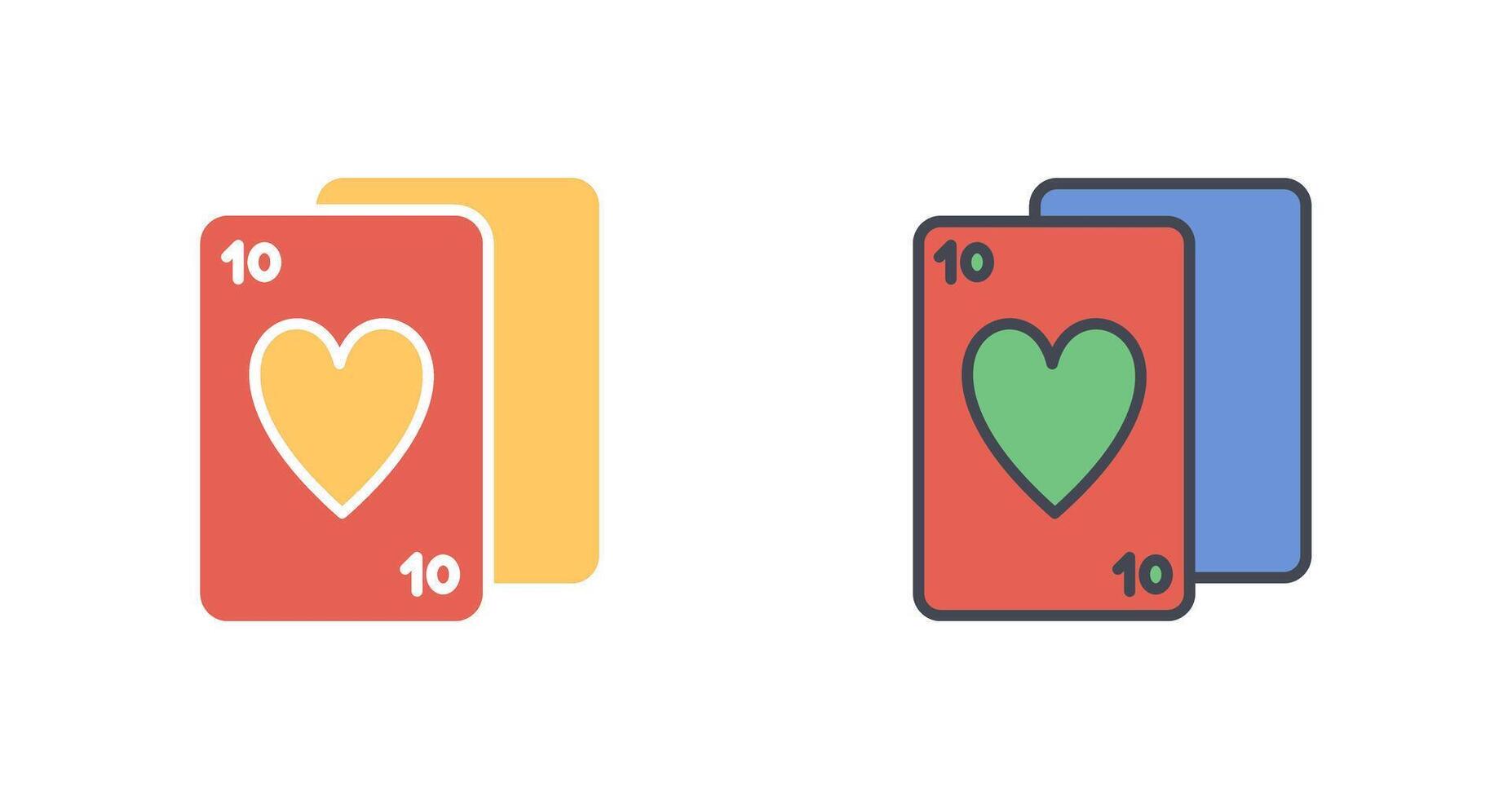 Deck of Cards Icon Design vector