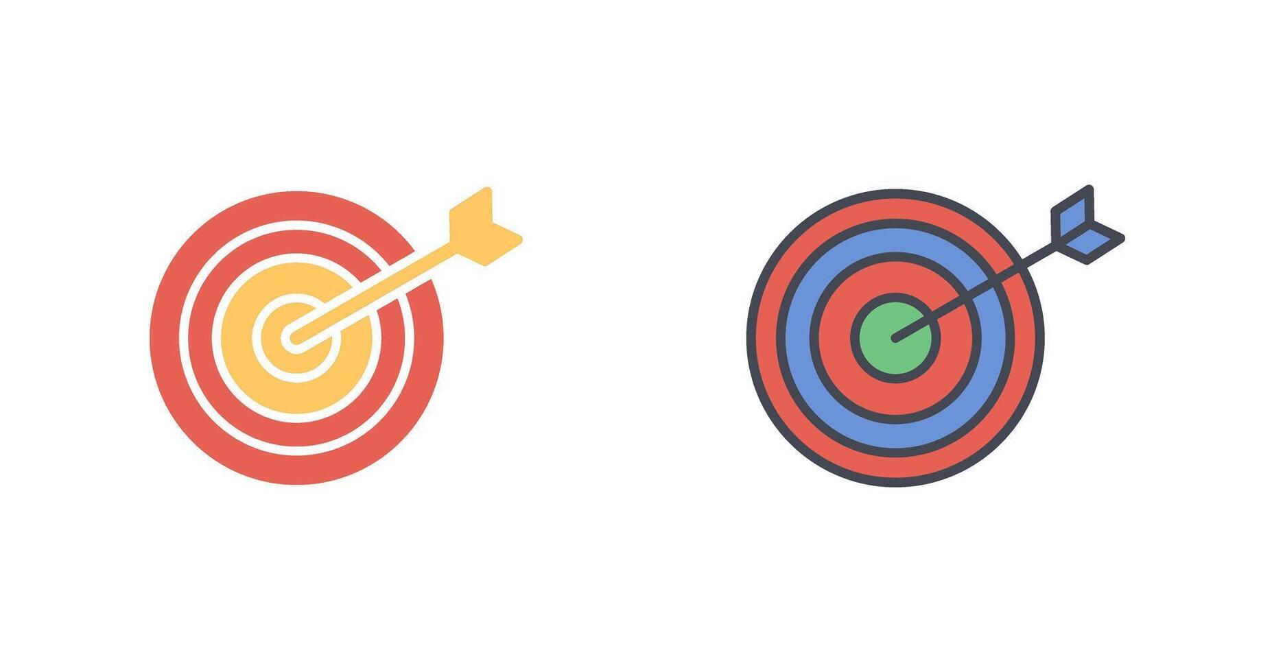 Darts Game Icon Design vector