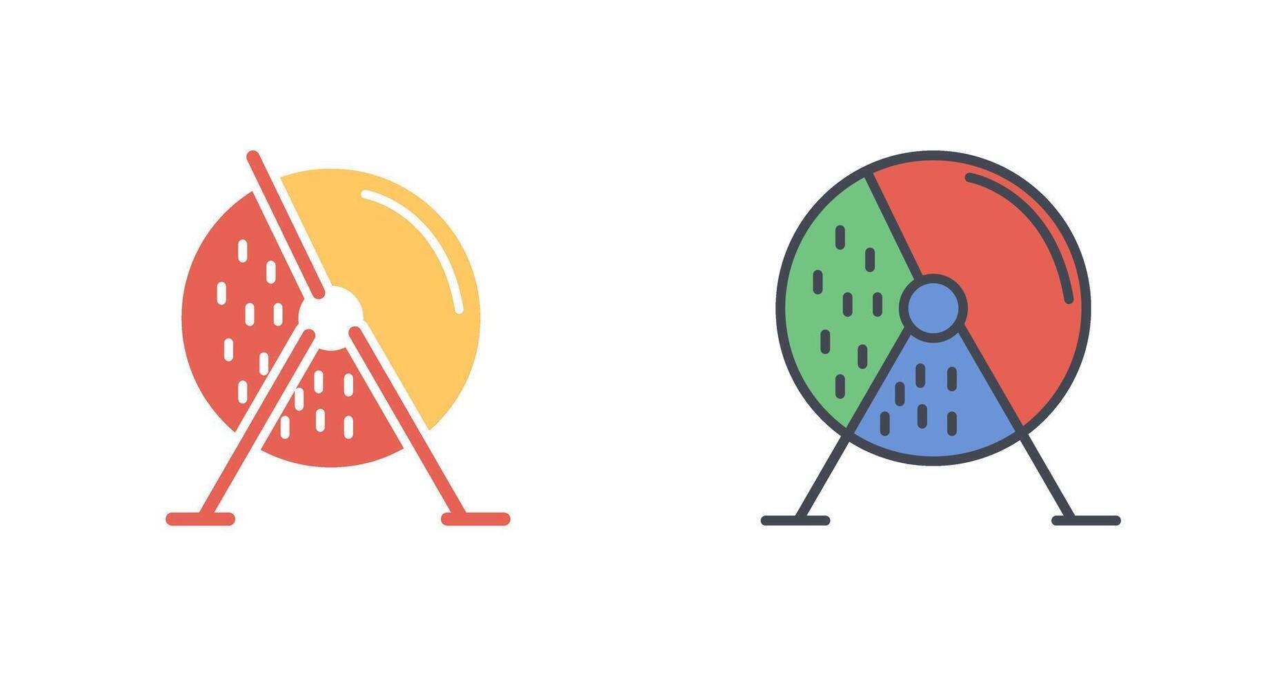 Lottery Machine Icon Design vector
