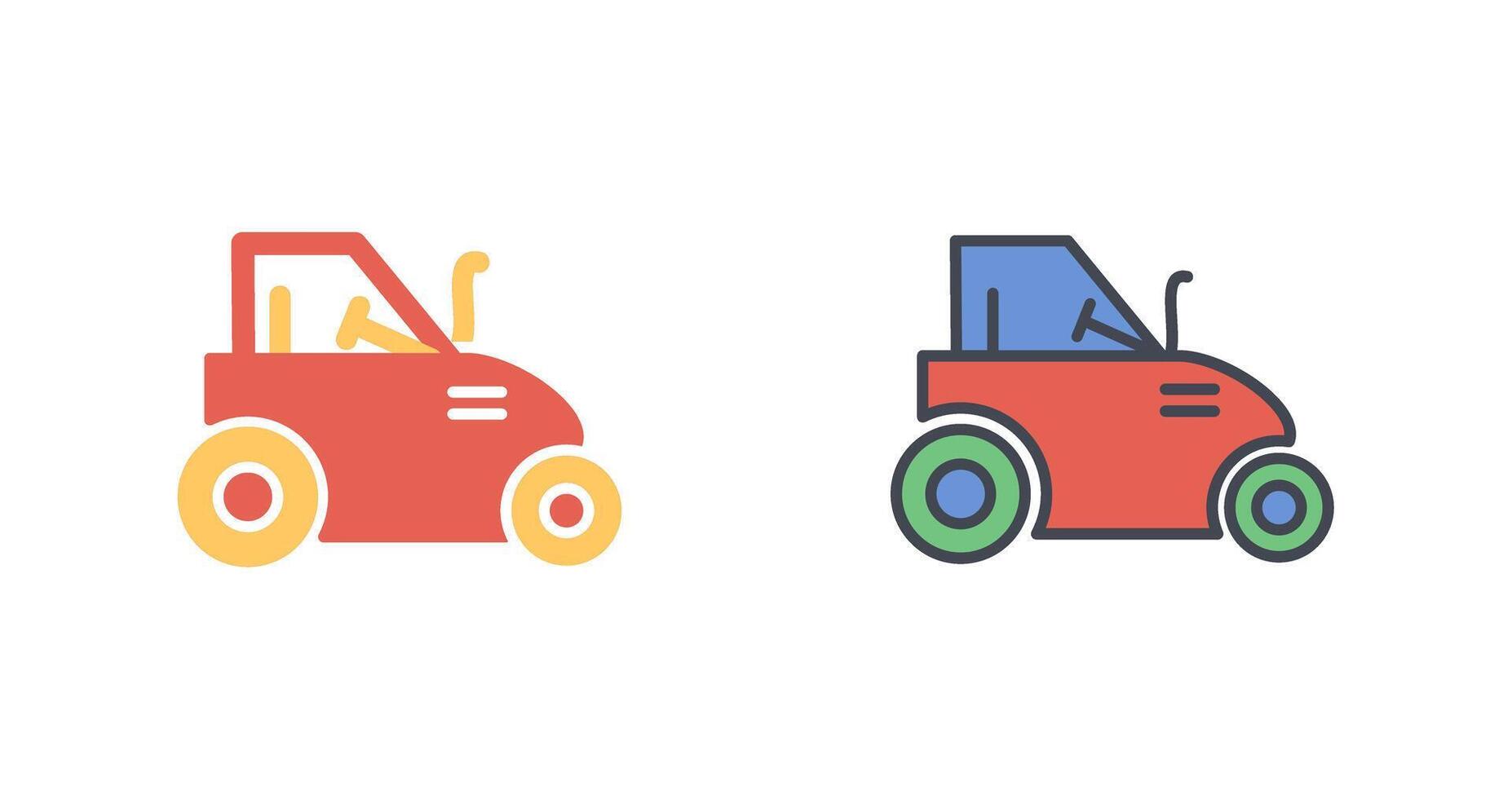 Tractor Icon Design vector