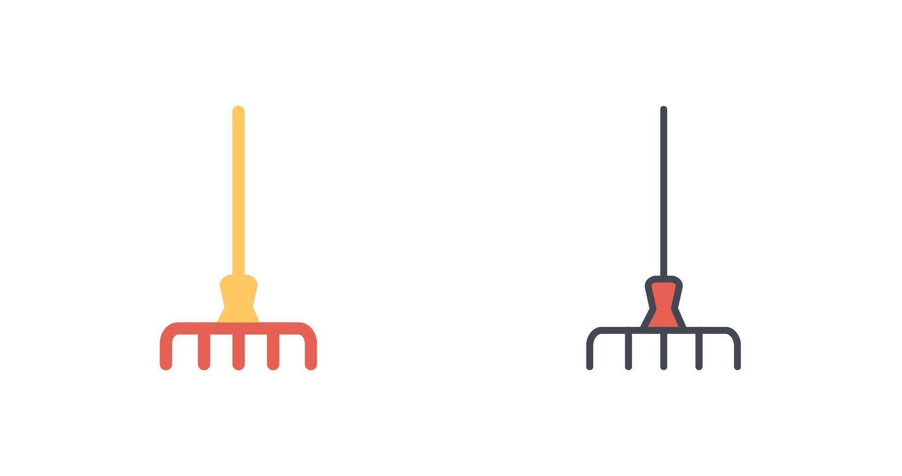 Gardening Fork Icon Design vector