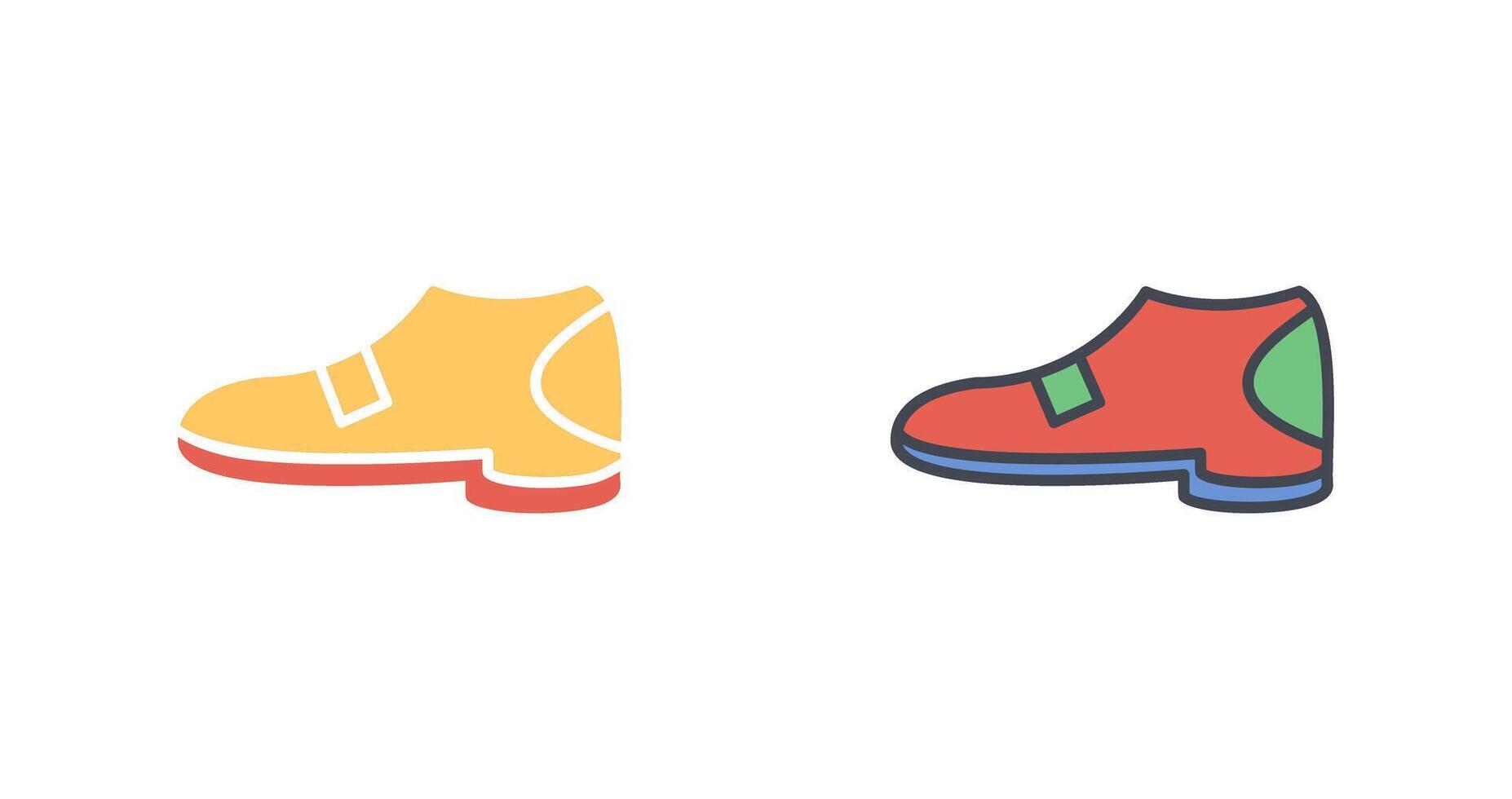 de los hombres mocasines icono diseño vector