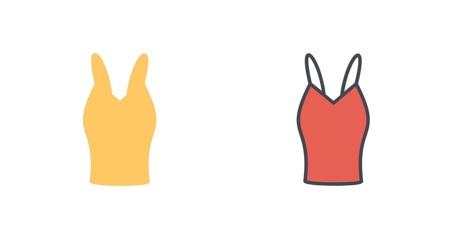 Ladies Vest Icon Design vector