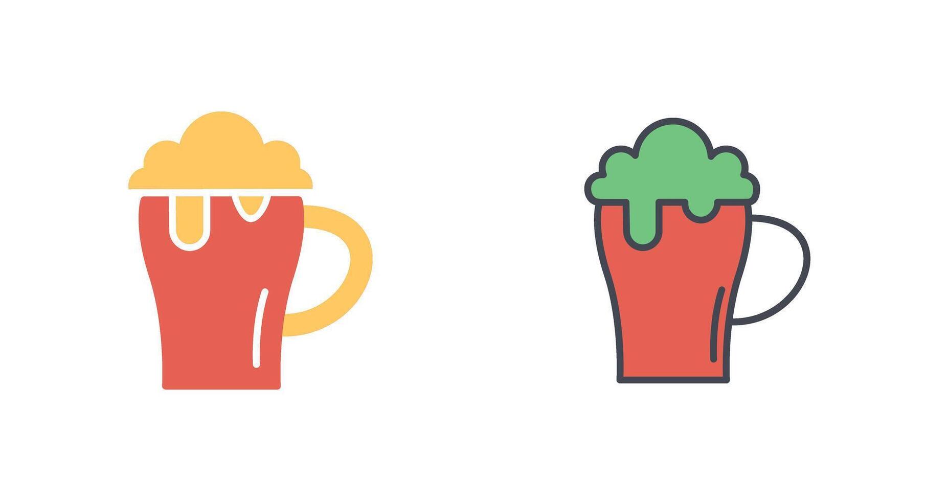 Beer Mug Icon Design vector