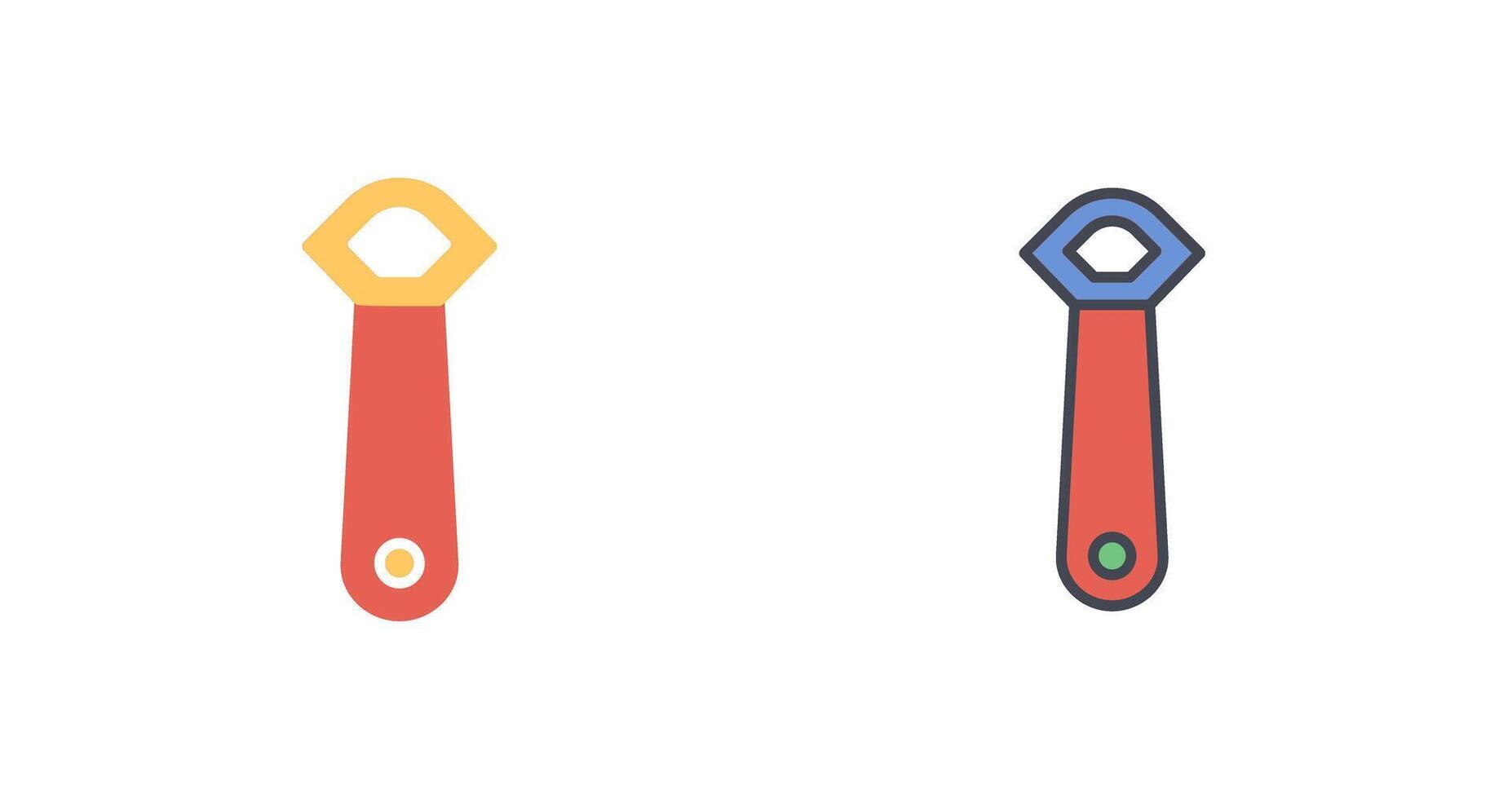 Bottle Opener Icon Design vector