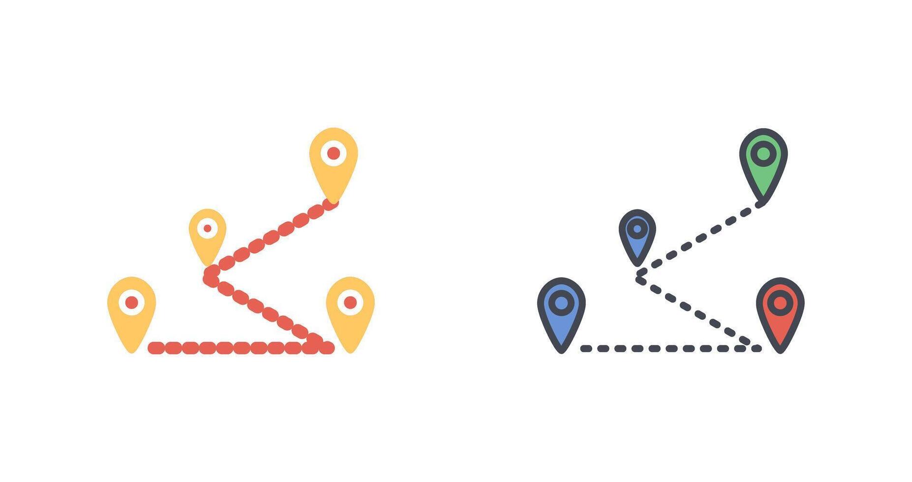 Route I Icon Design vector