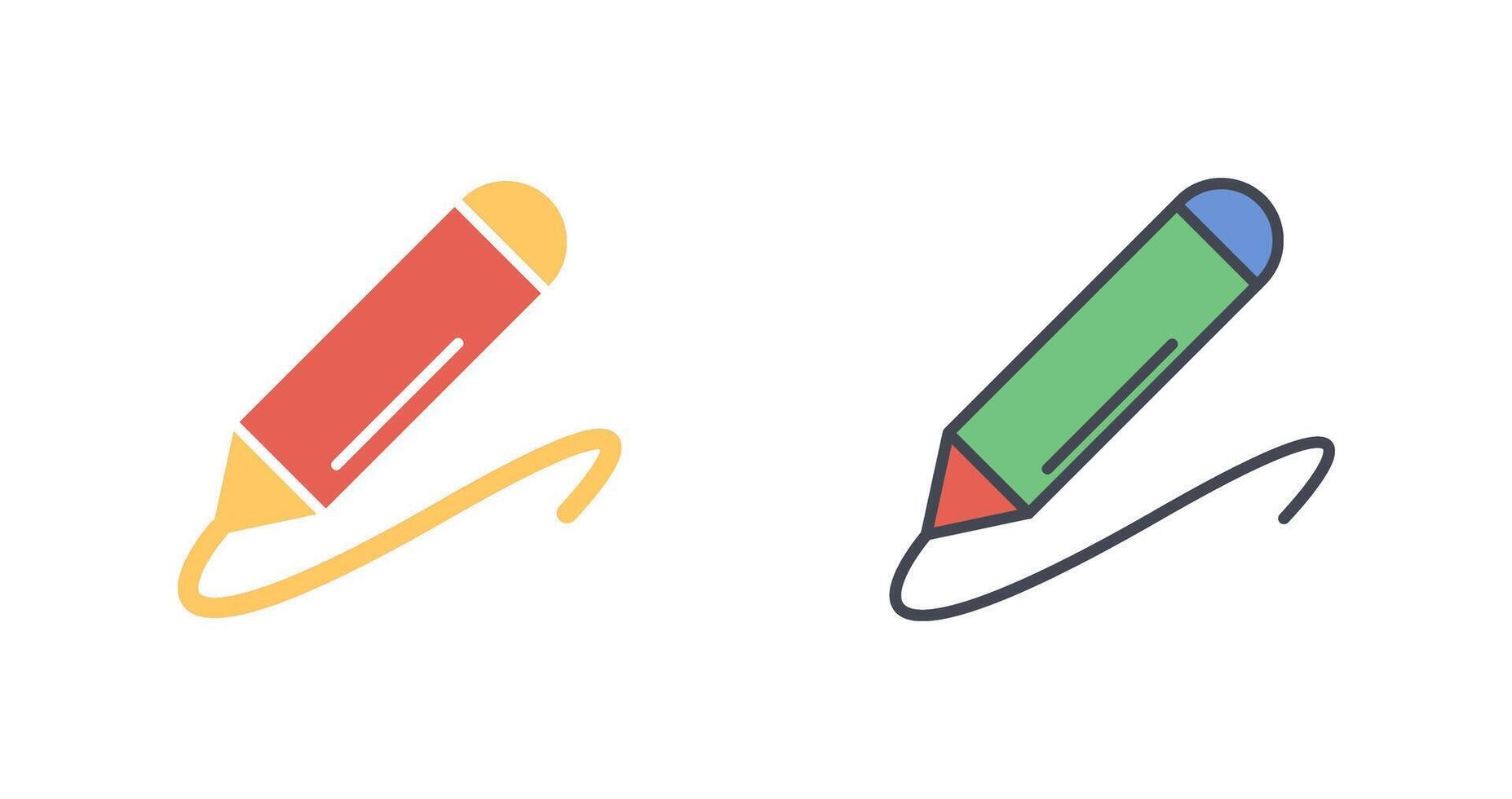 Pencil Icon Design vector