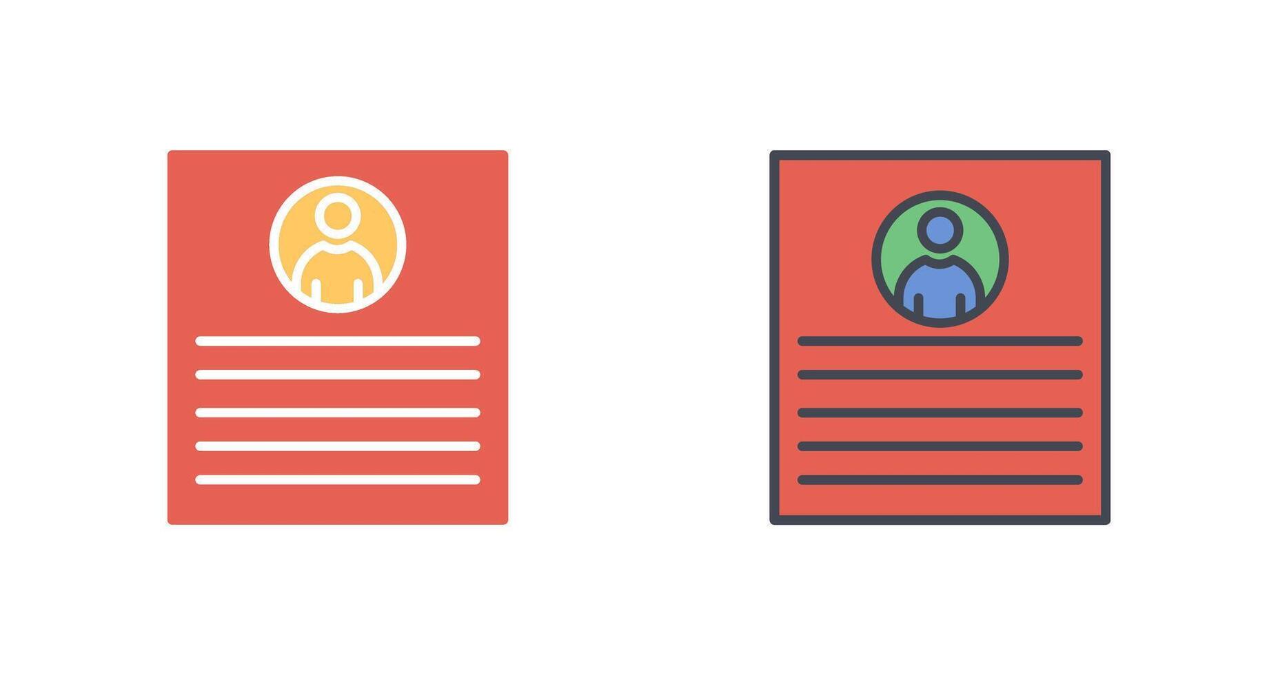 Client Profile Icon Design vector