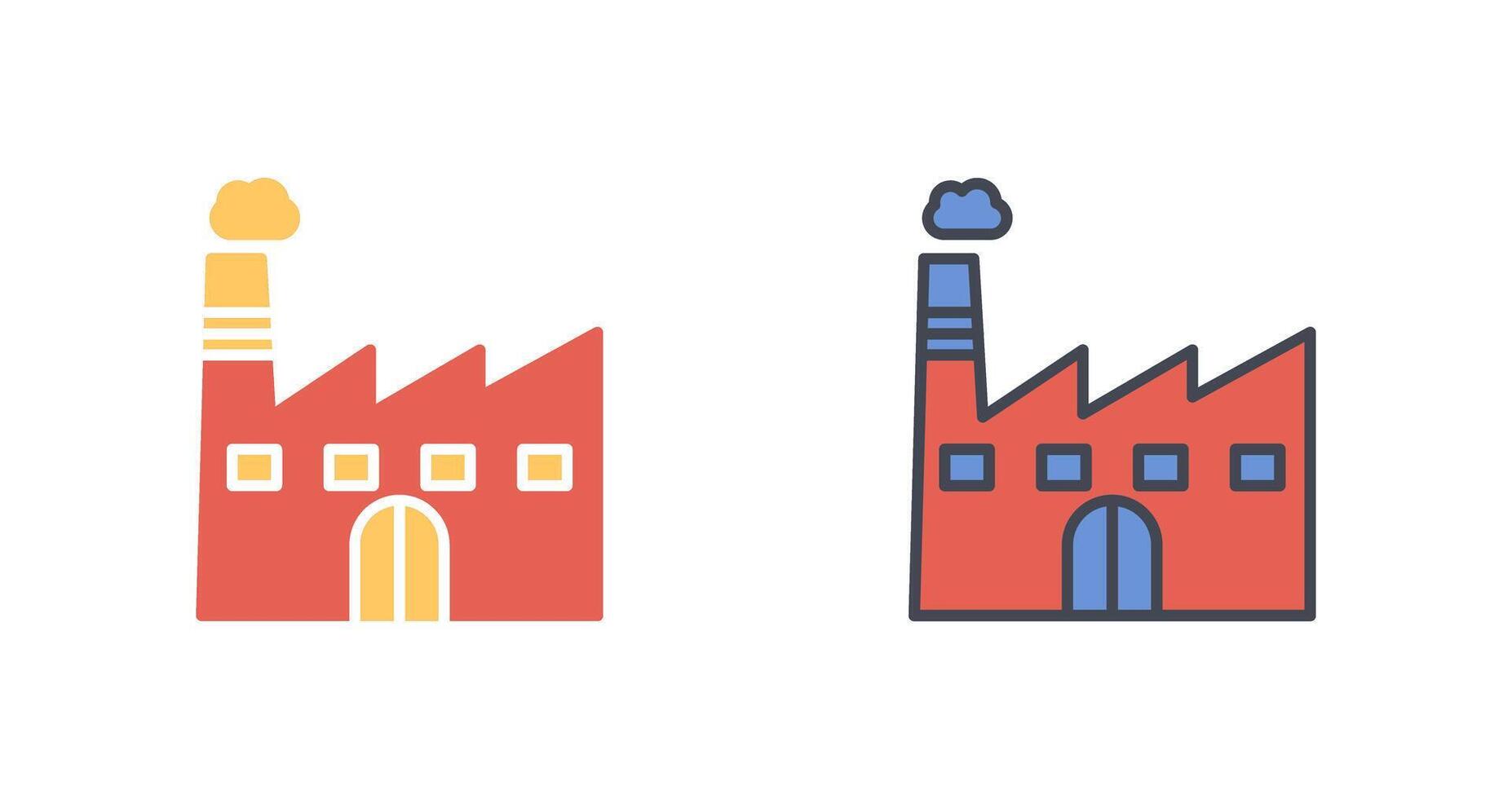 Factory Icon Design vector