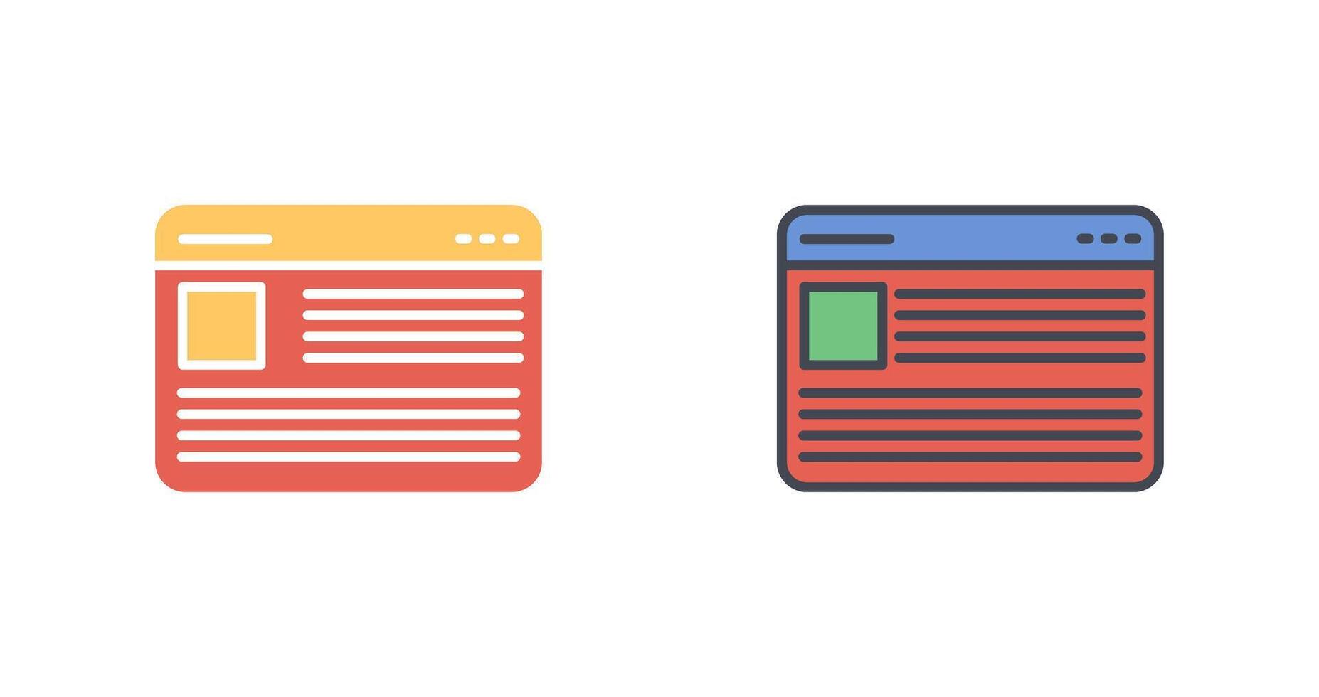 Blogging Services Icon Design vector