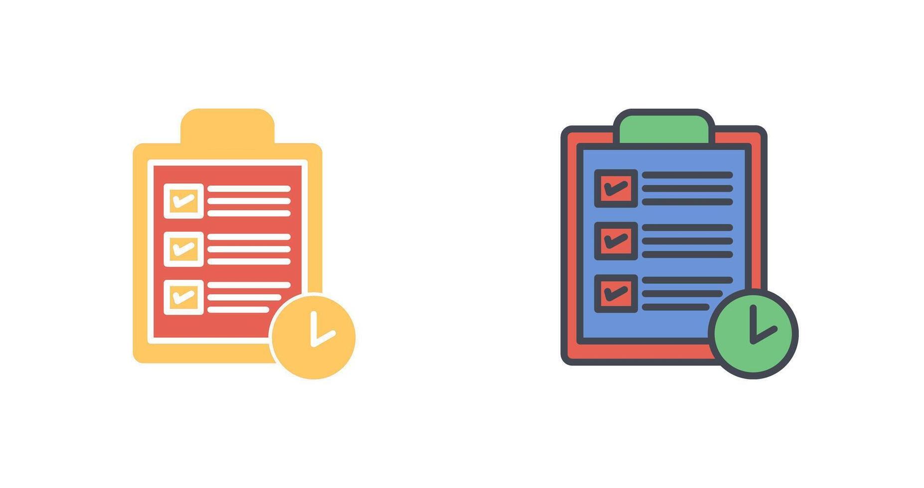 Content Planning Icon Design vector