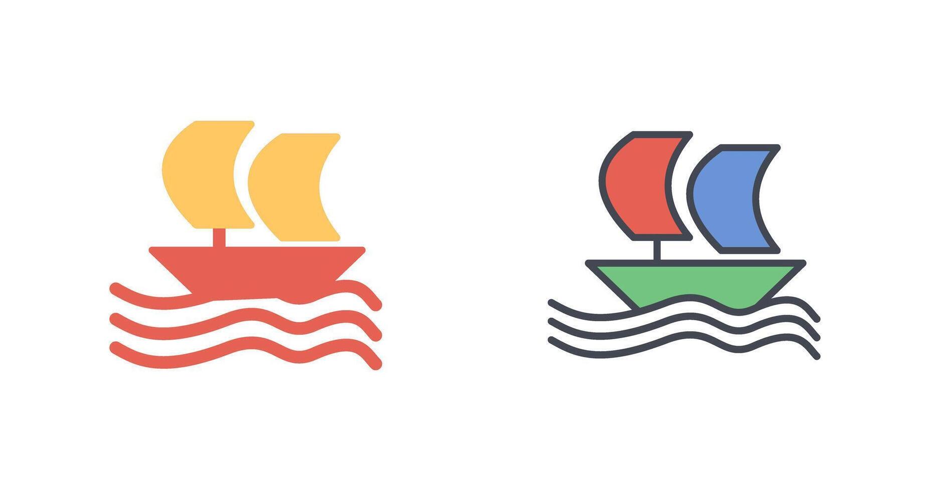 diseño de icono de barco vector