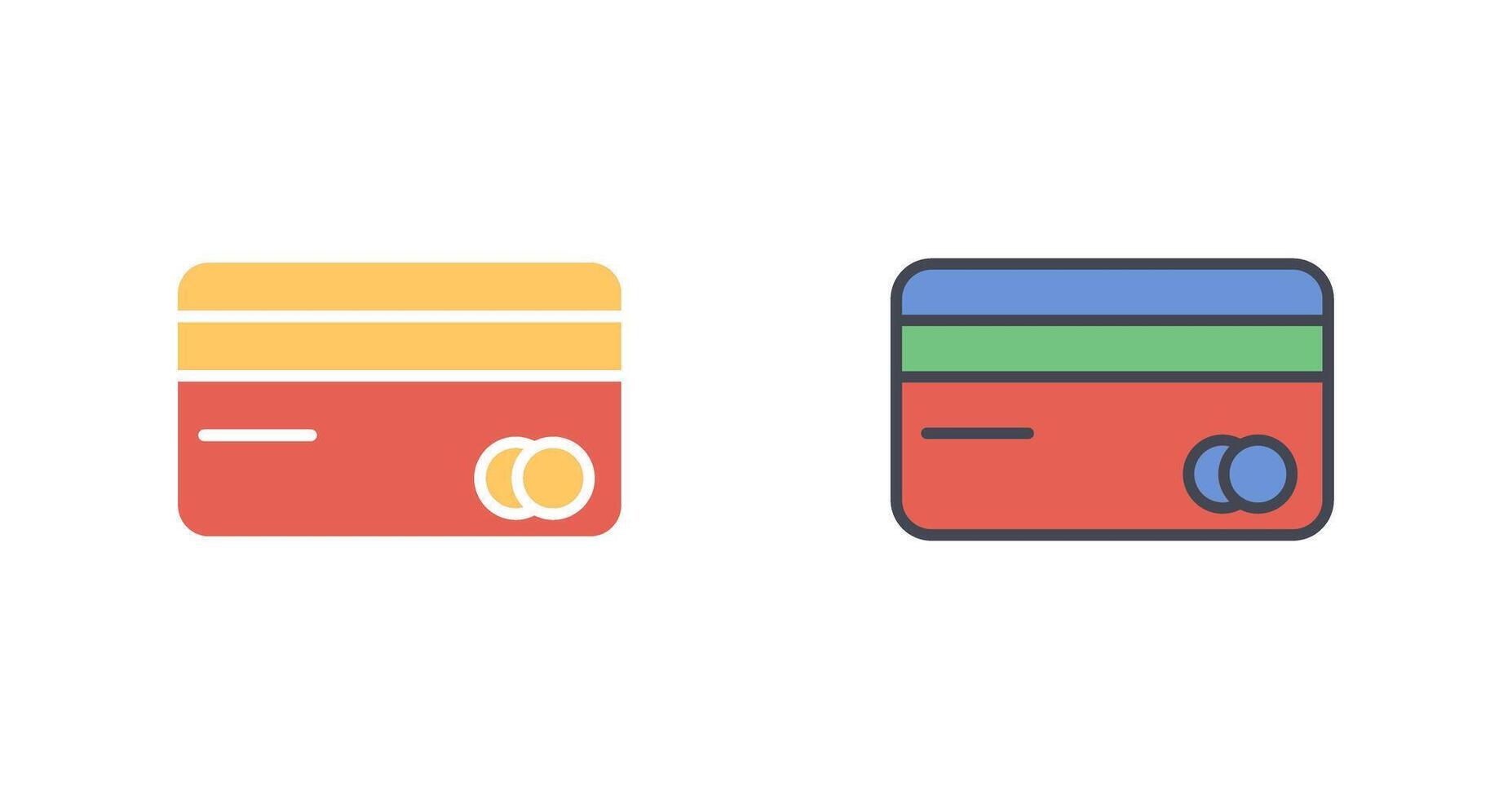 Credit Card Icon Design vector