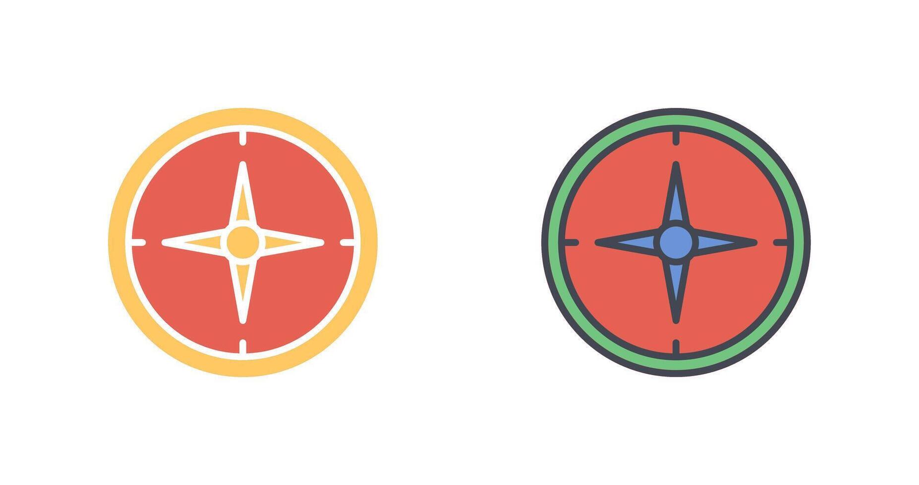 Compass Icon Design vector