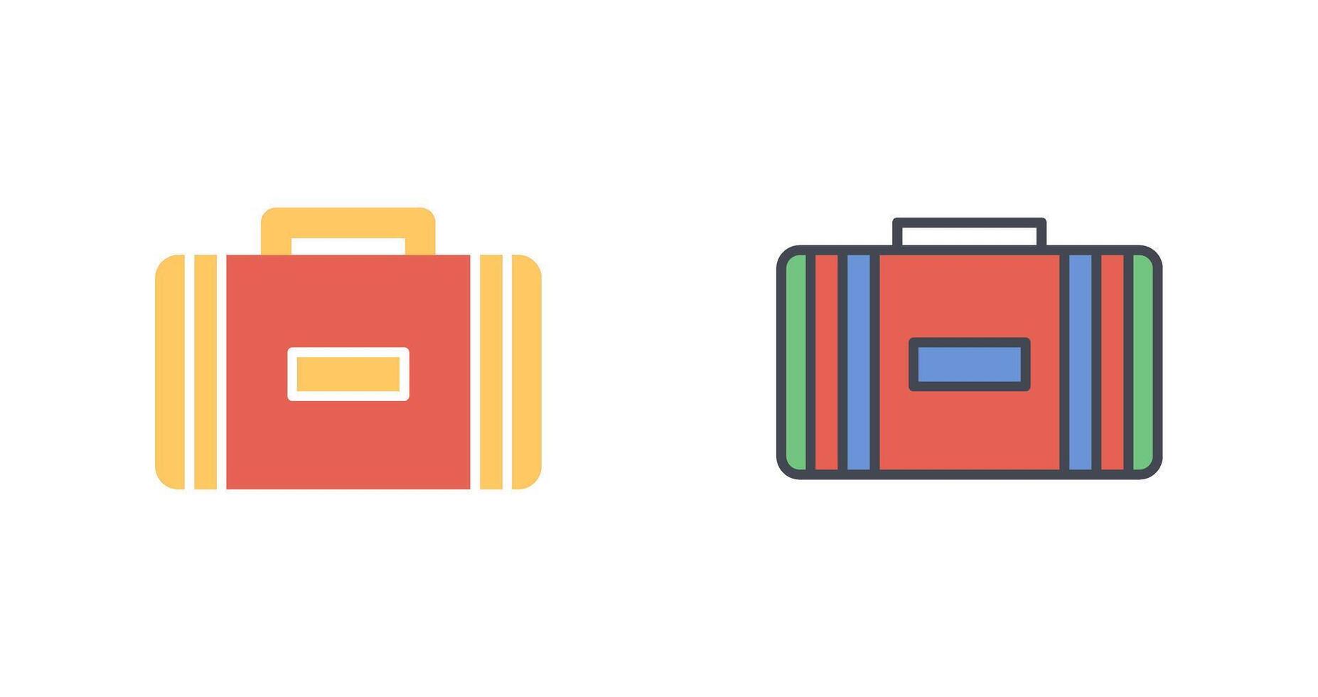 Suitcase Icon Design vector