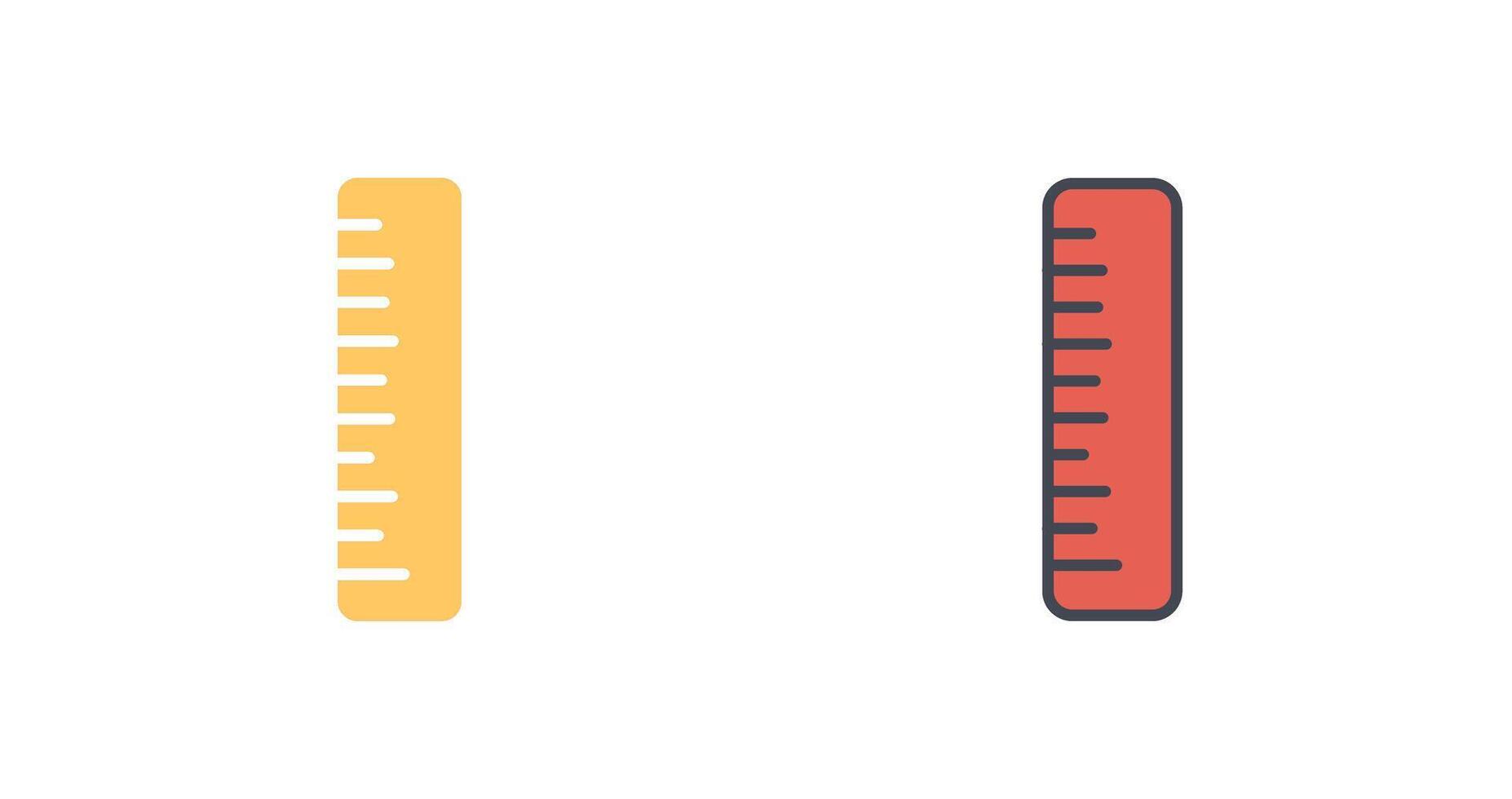 Ruler Icon Design vector