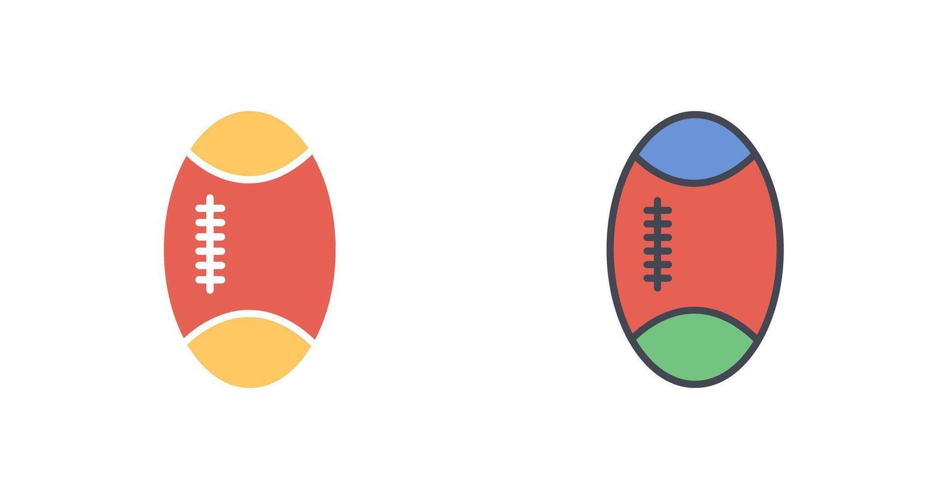 Rugby Icon Design vector