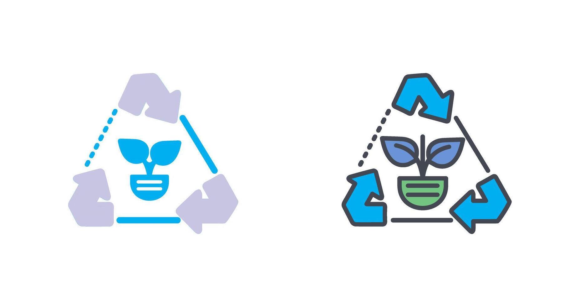 Recycle Arrows Icon Design vector