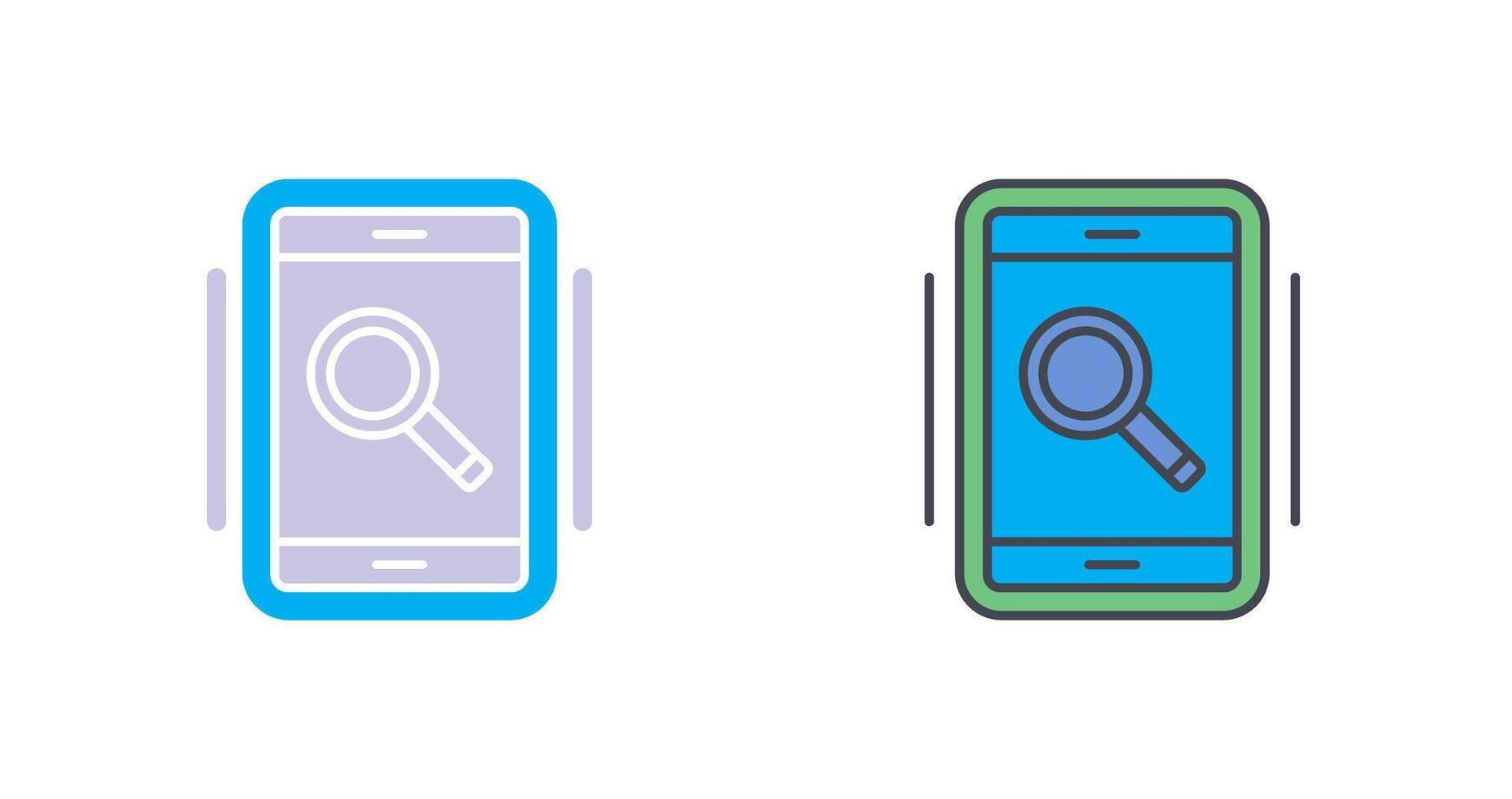 Magnifier Icon Design vector