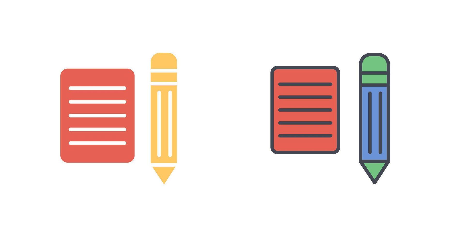 Pencil Icon Design vector