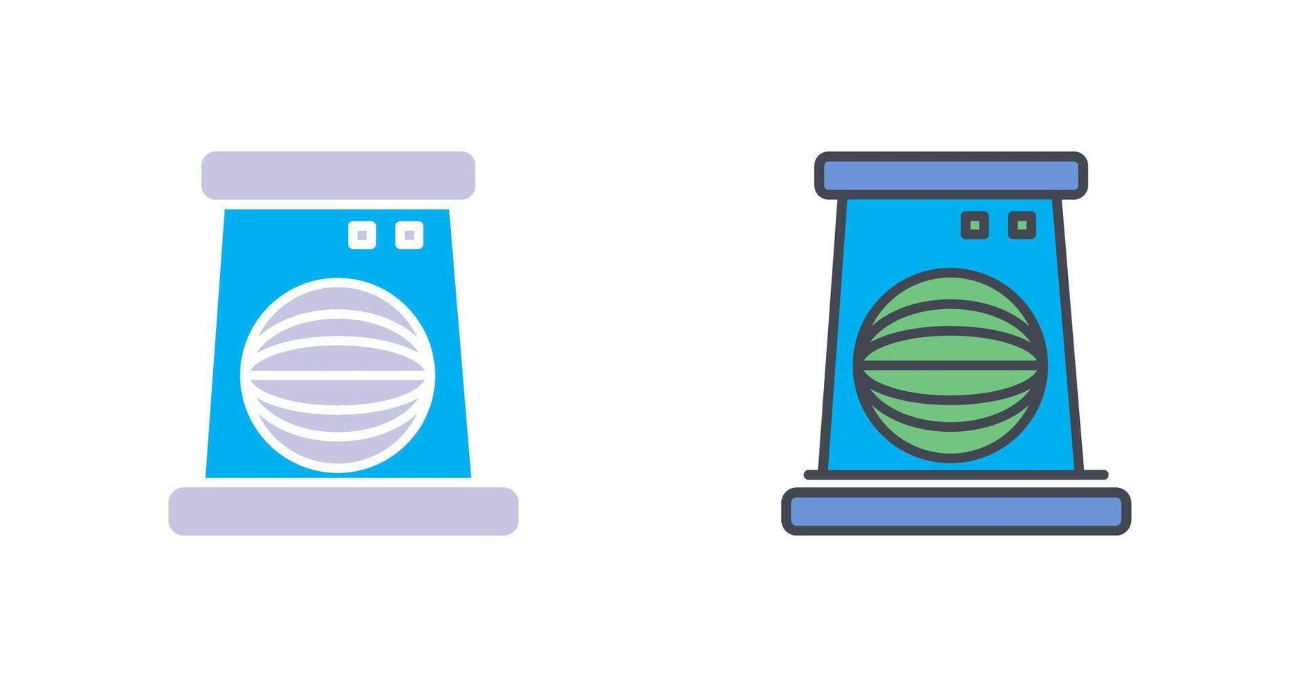 Fan Heater Icon Design vector