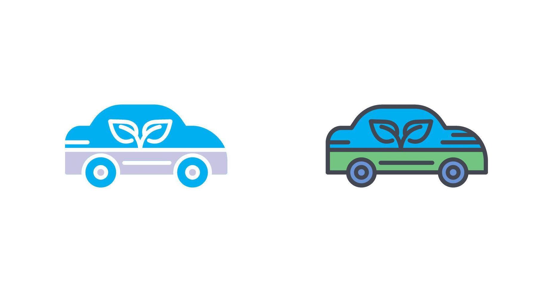 ecología coche icono diseño vector