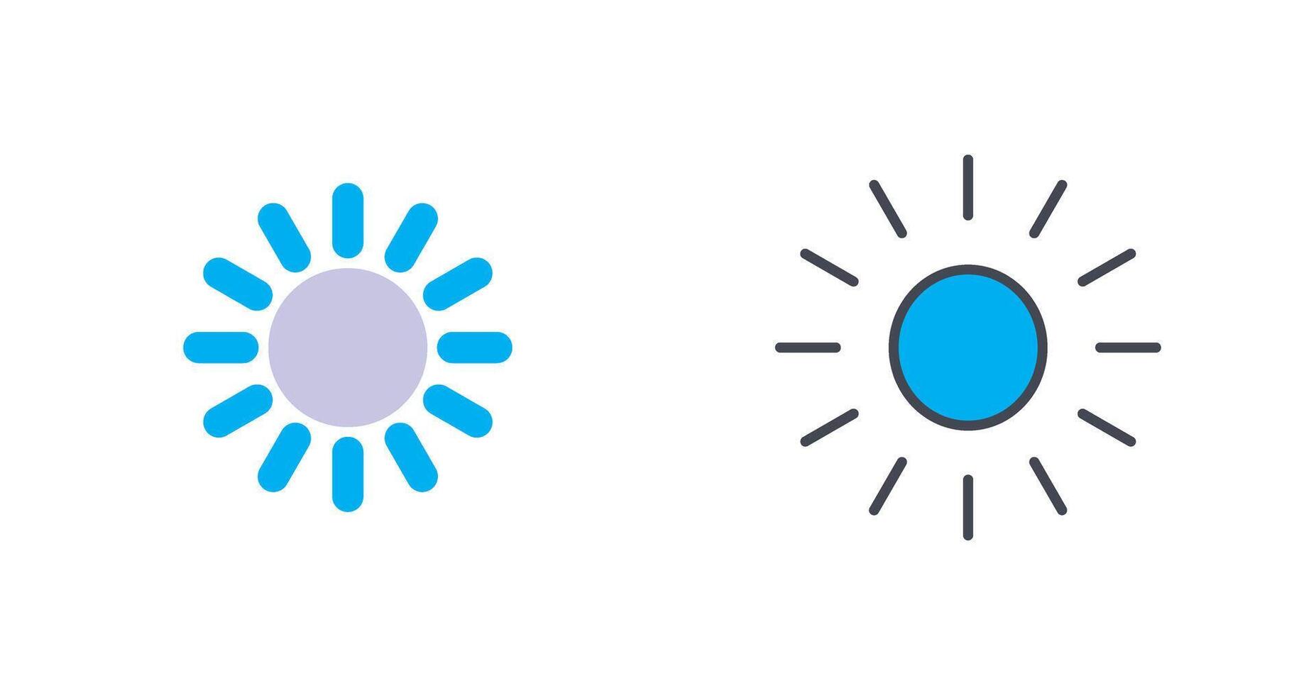 Sun Icon Design vector