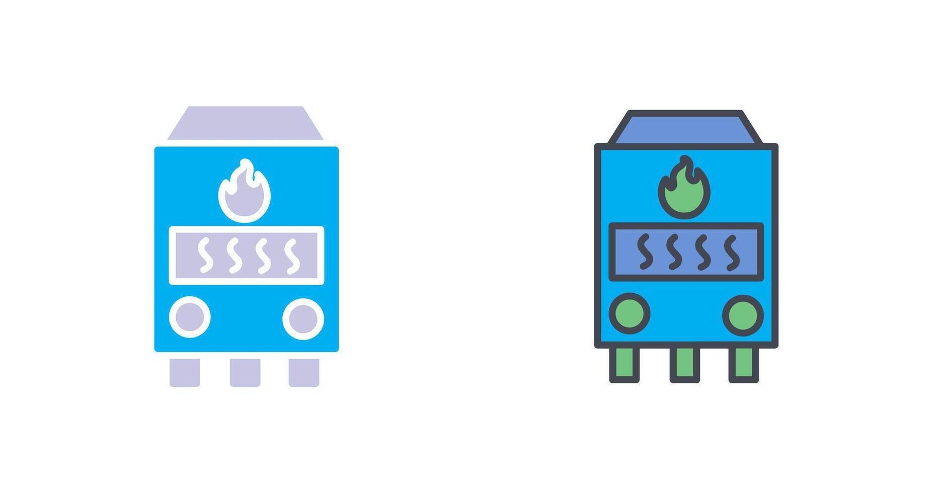 Gas Furnace Icon Design vector