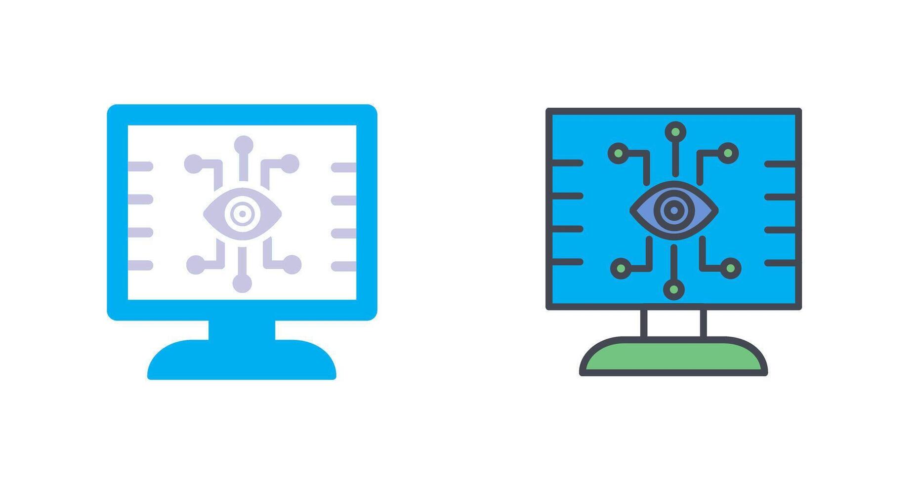 Vision Icon Design vector
