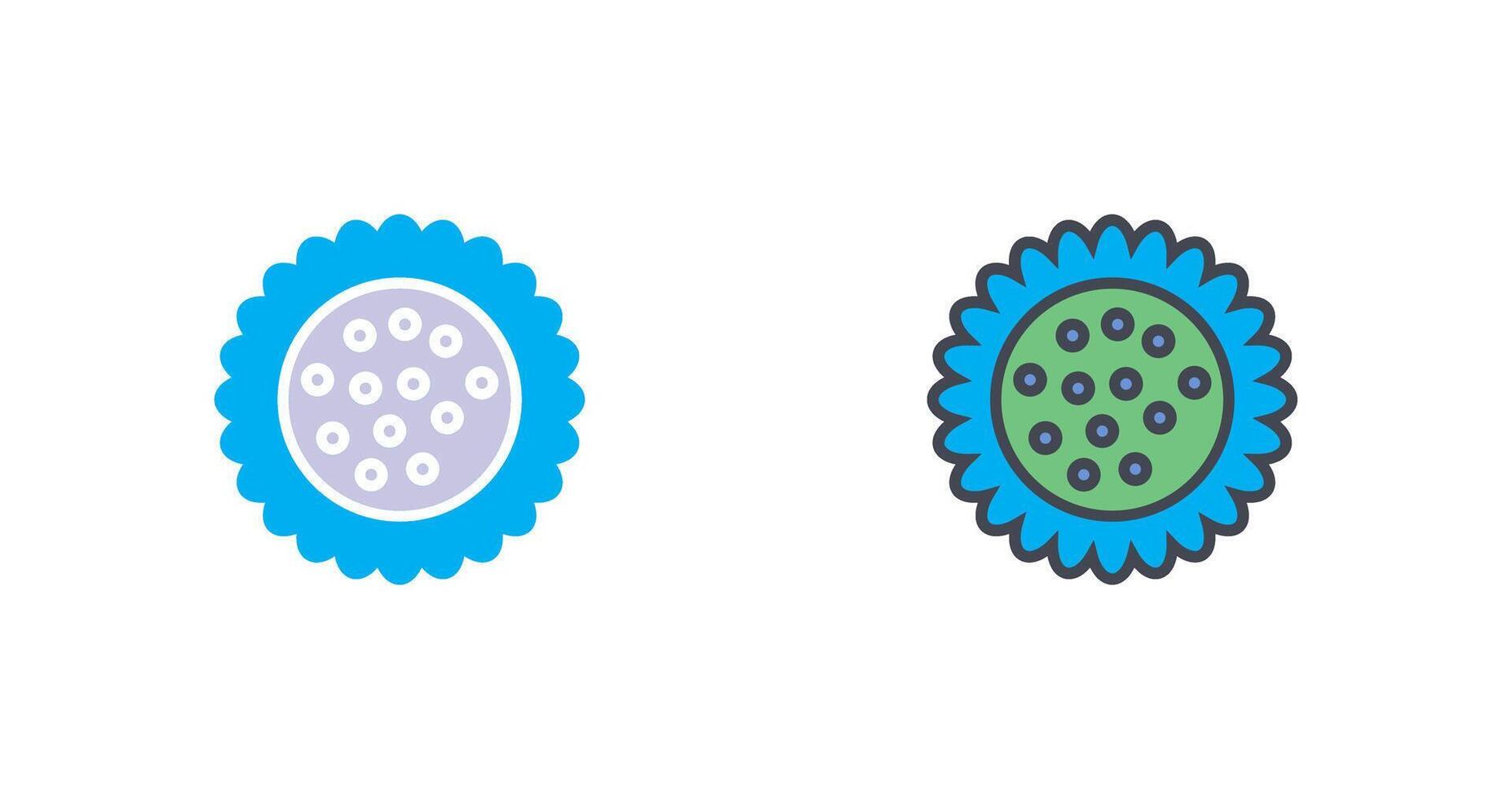 Sunflower Icon Design vector
