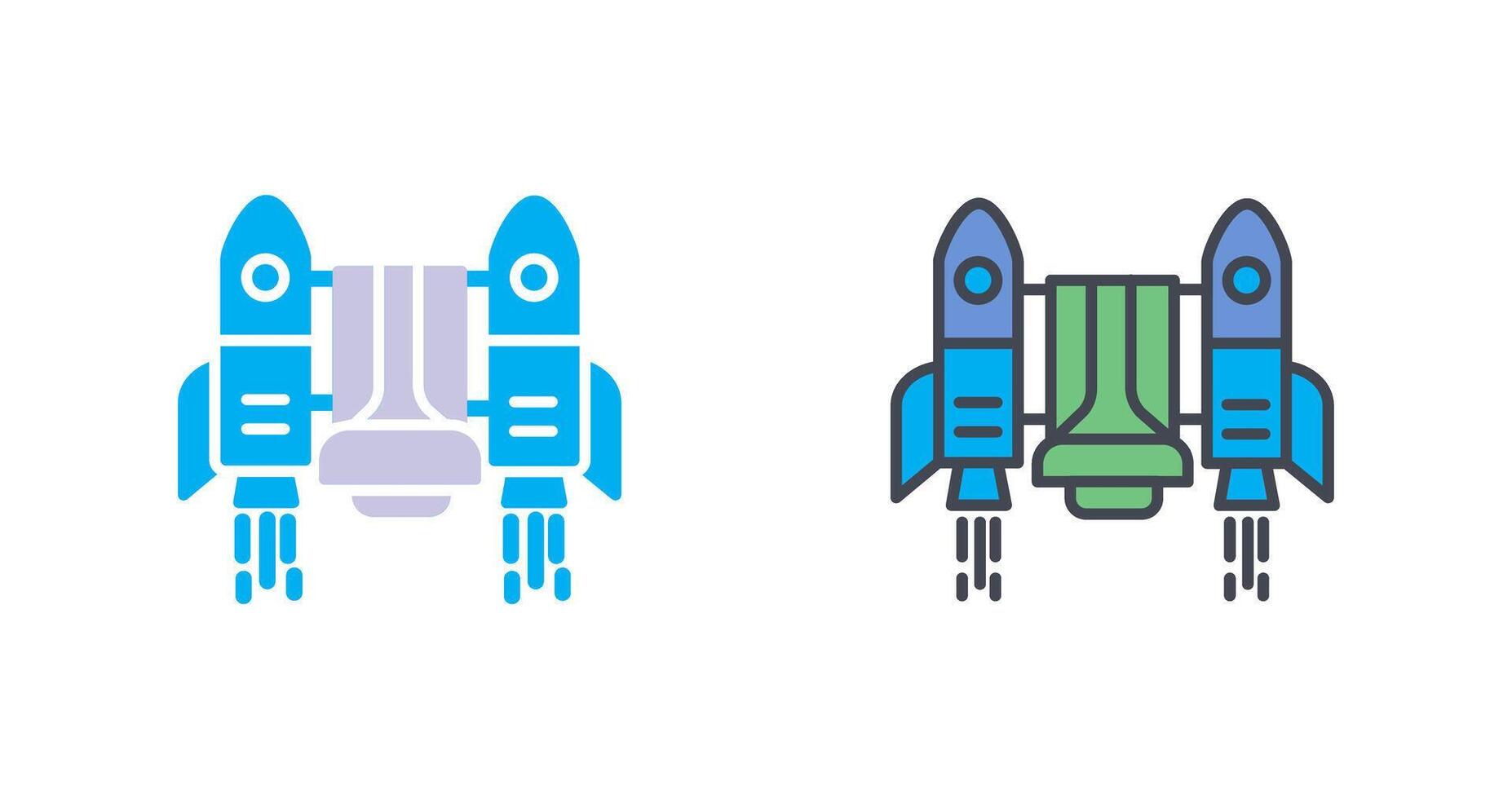 Jetpack Icon Design vector