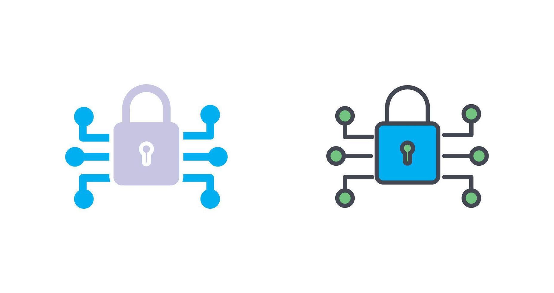 Digital Access Icon Design vector