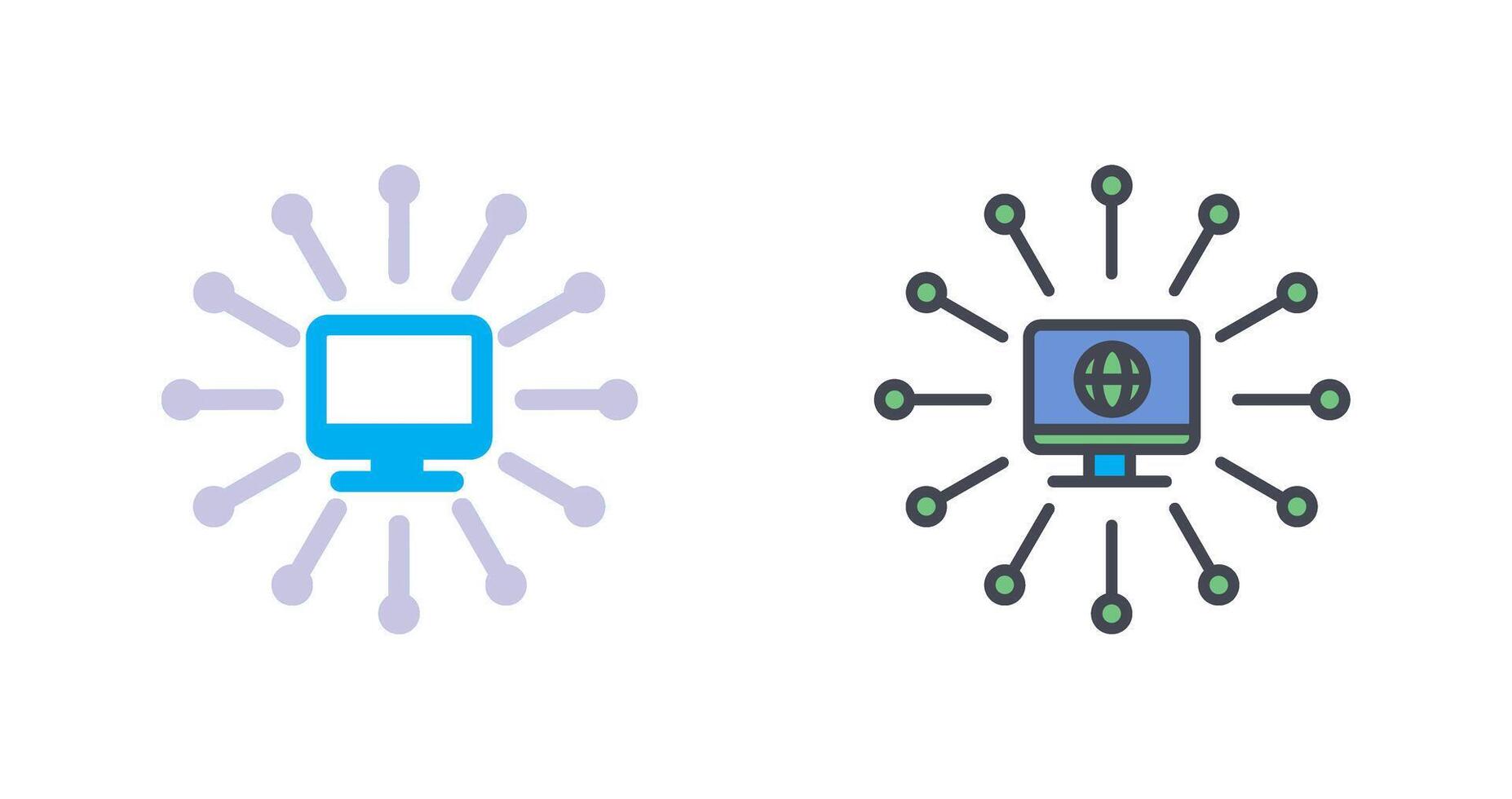 Networks Icon Design vector
