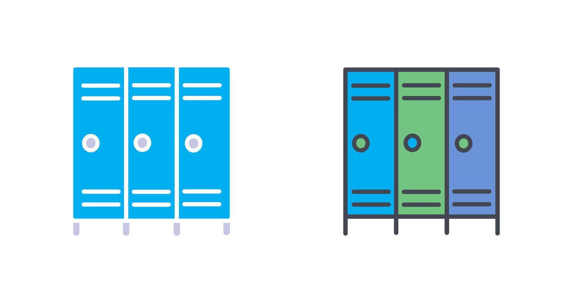 Lockers Icon Design vector