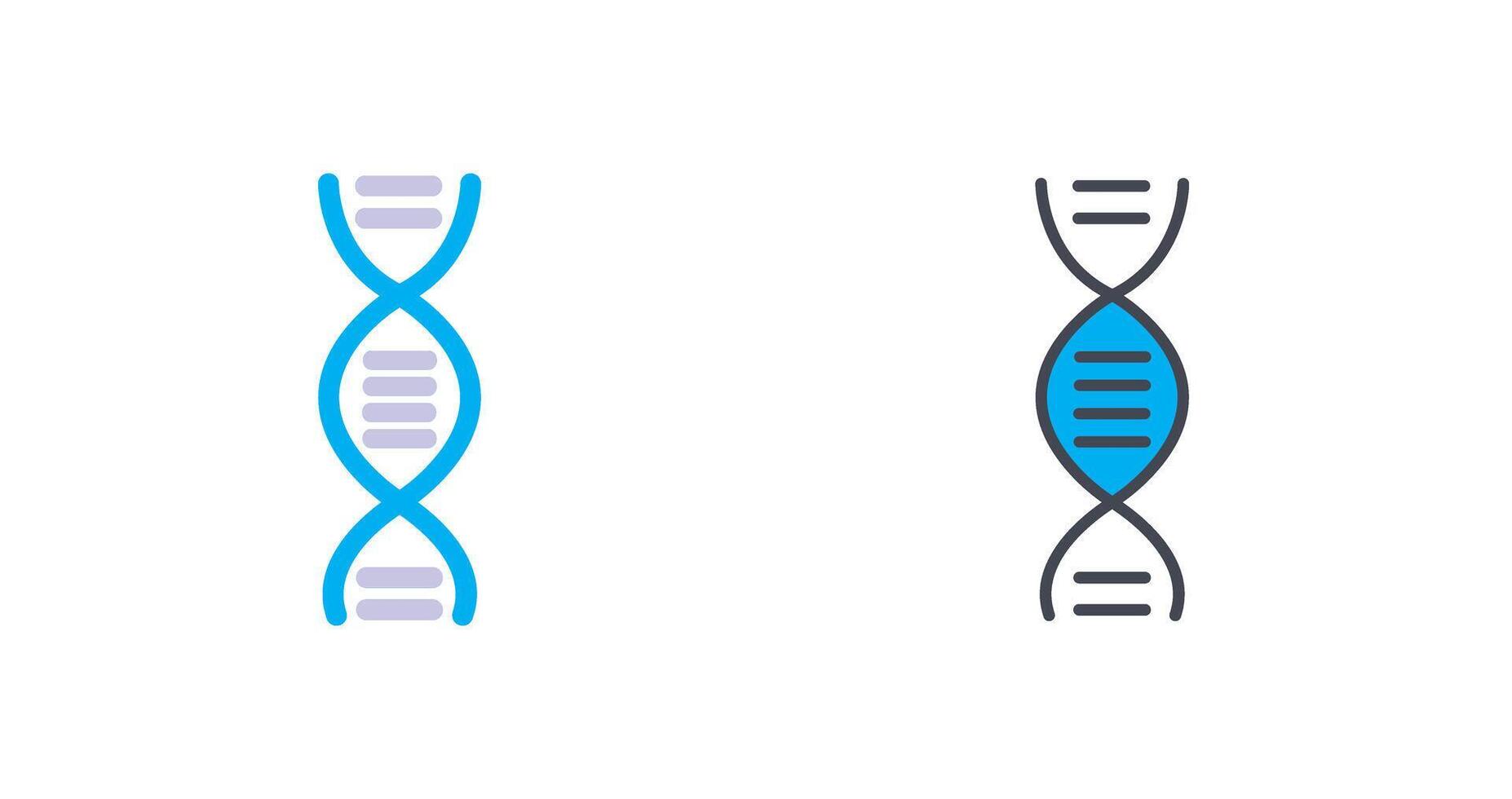 DNA Structure Icon Design vector