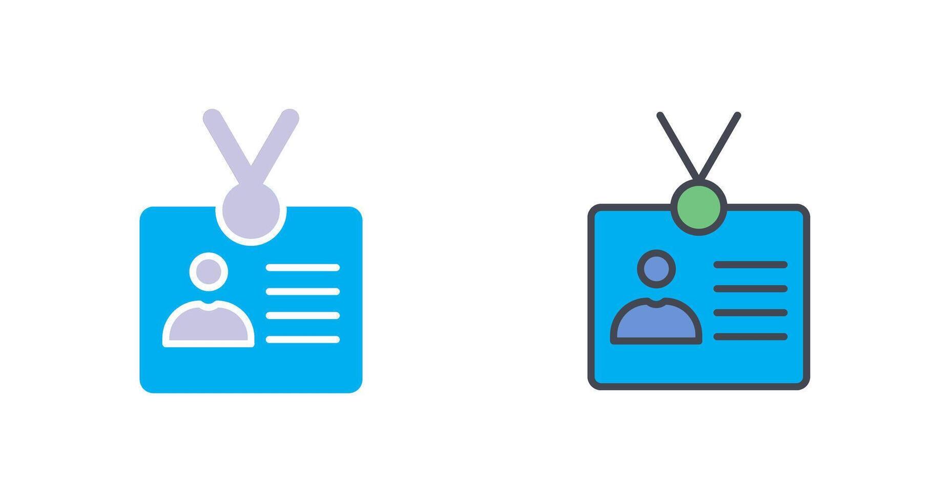 Identity Card Icon Design vector