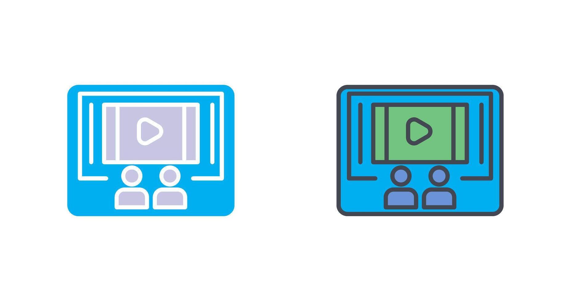 Auditorium Icon Design vector