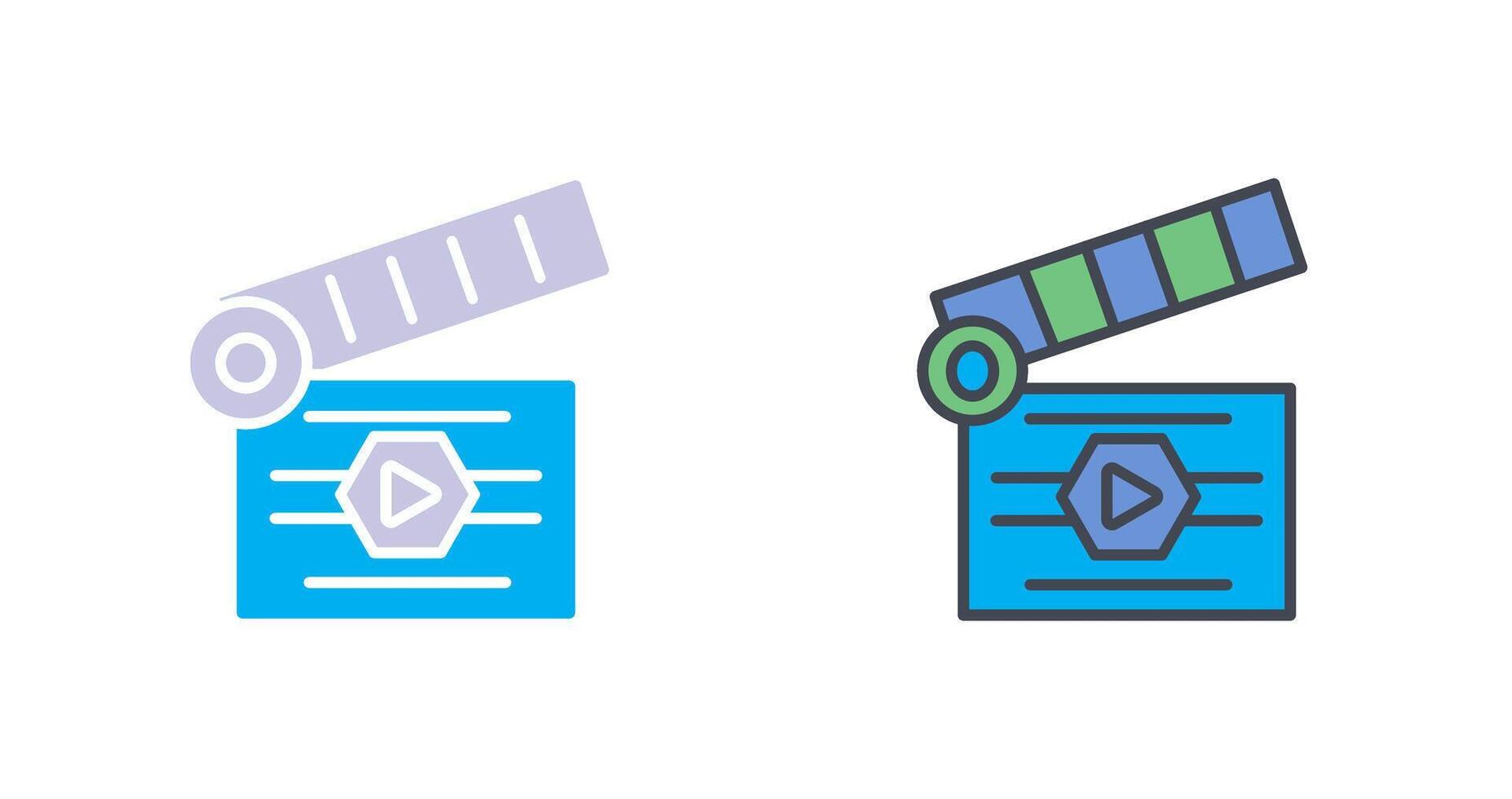 Clapper Icon Design vector