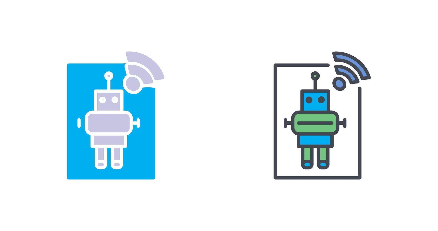 Rebot Icon Design vector