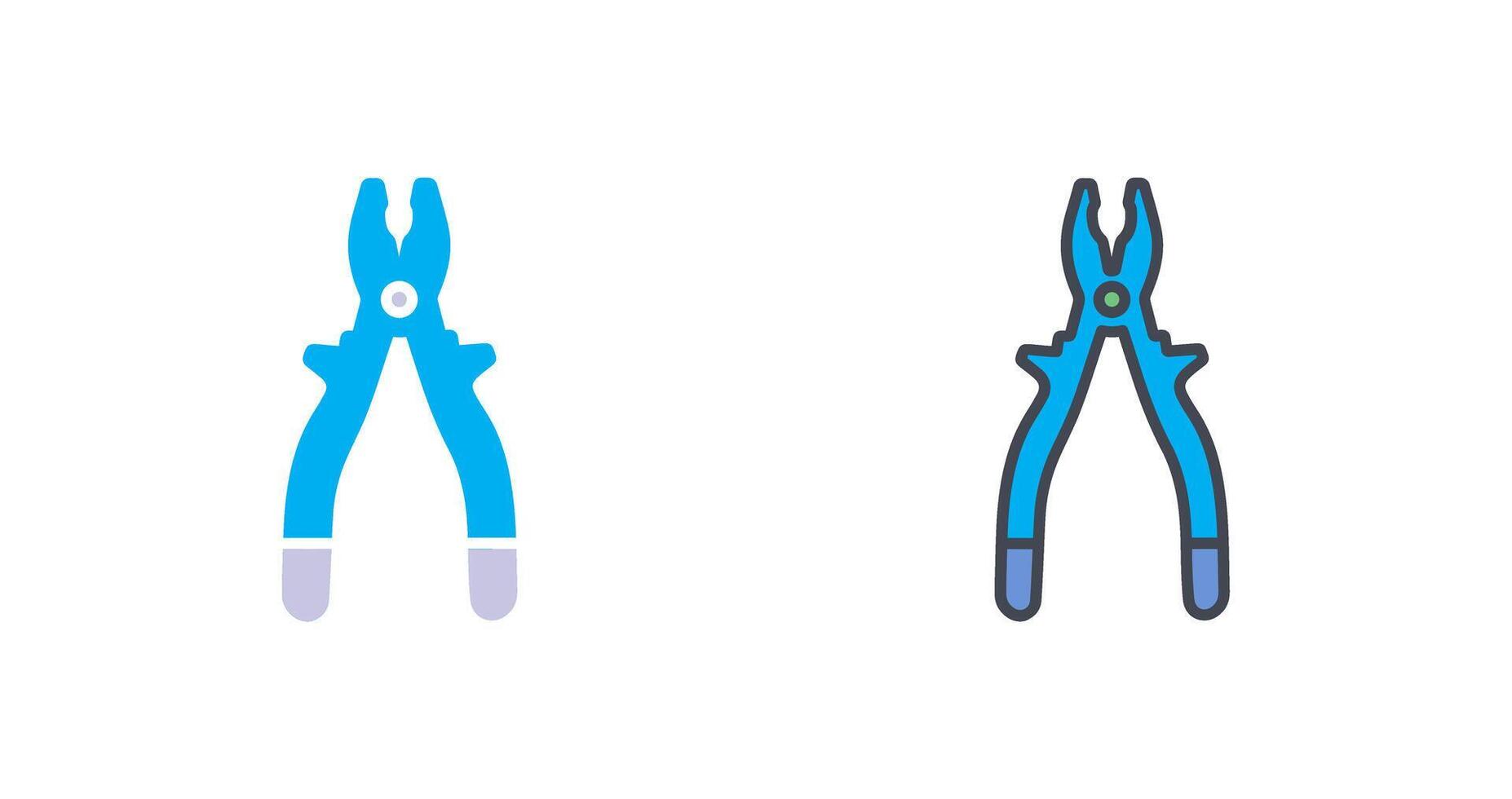 Pliers Icon Design vector