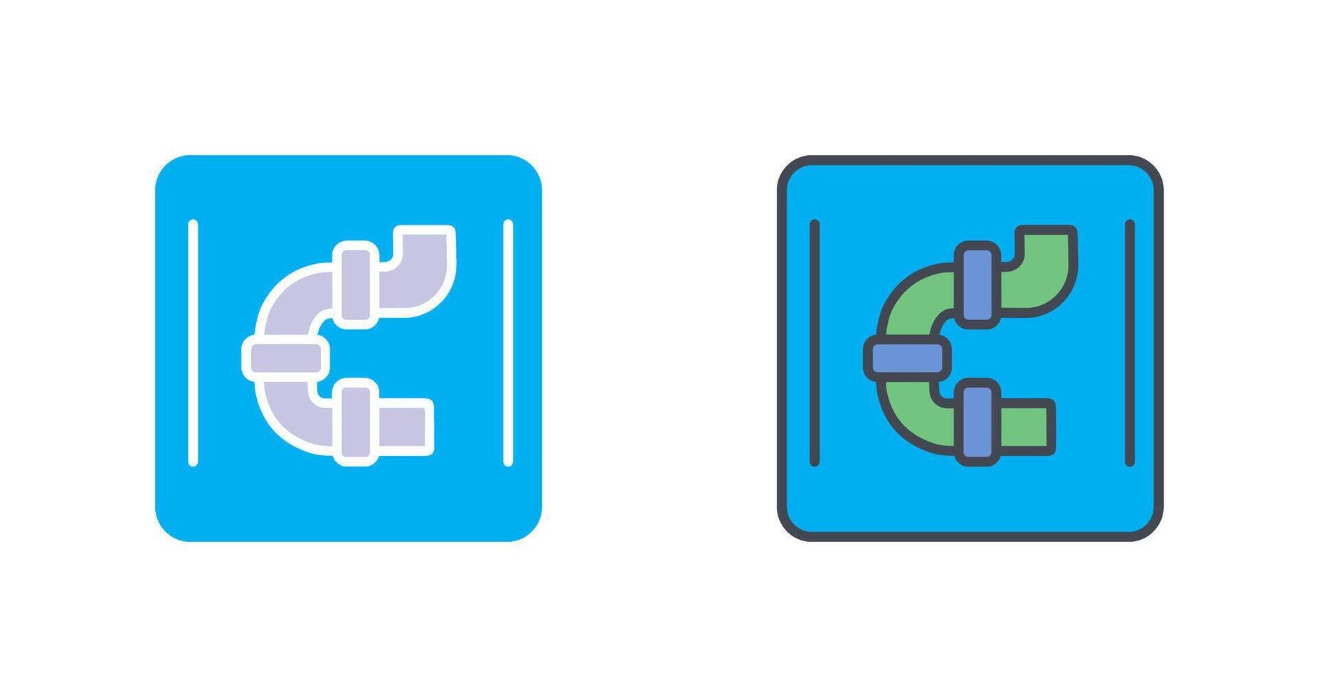 Plumbing Icon Design vector