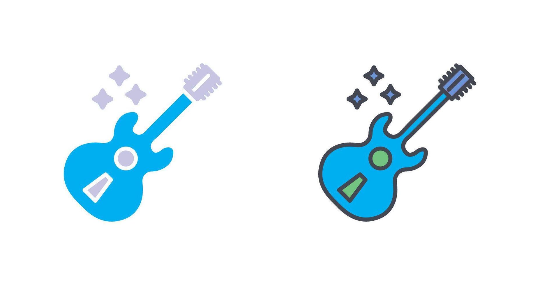 Guitar Icon Design vector