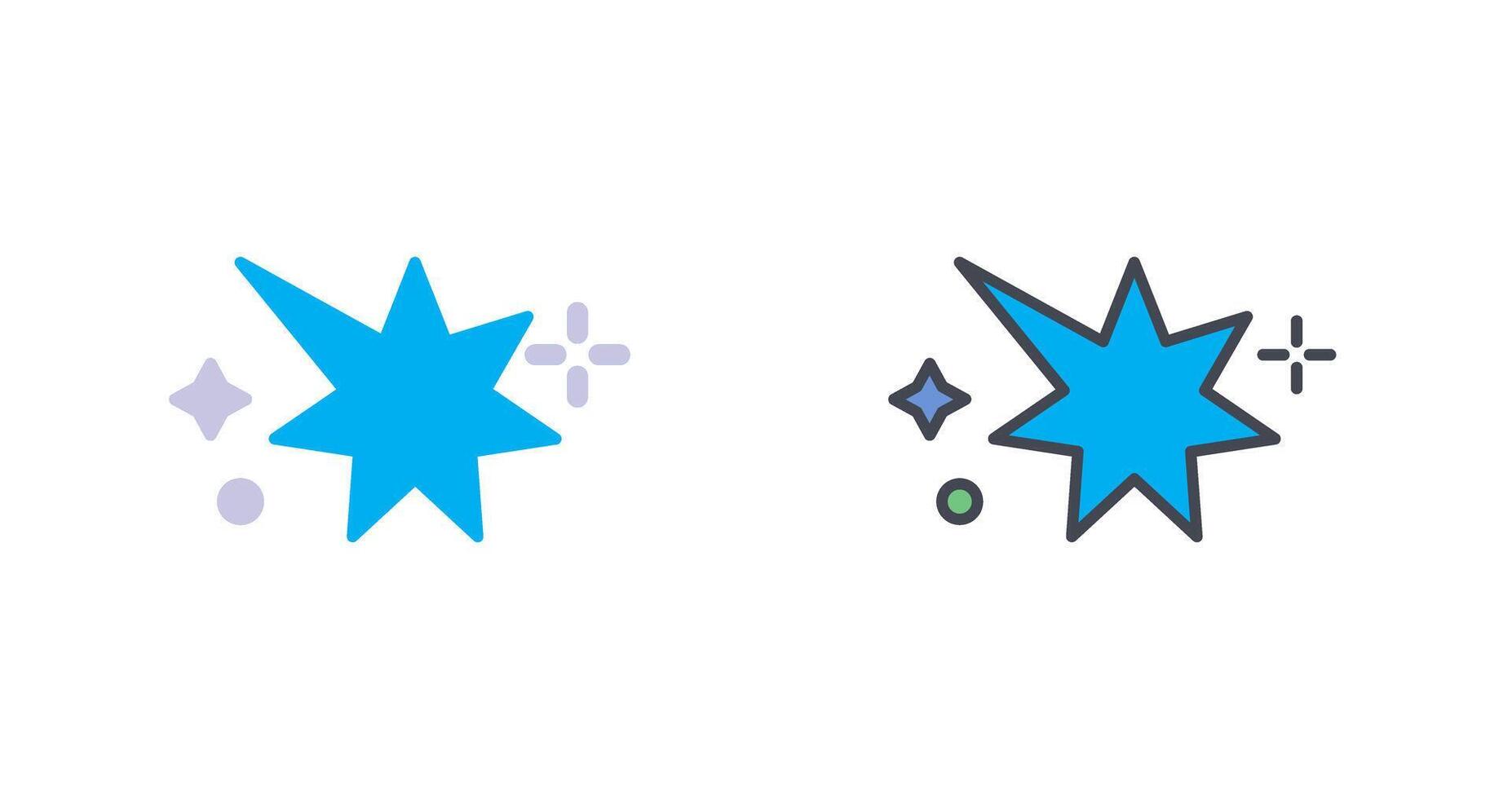 Spark Icon Design vector