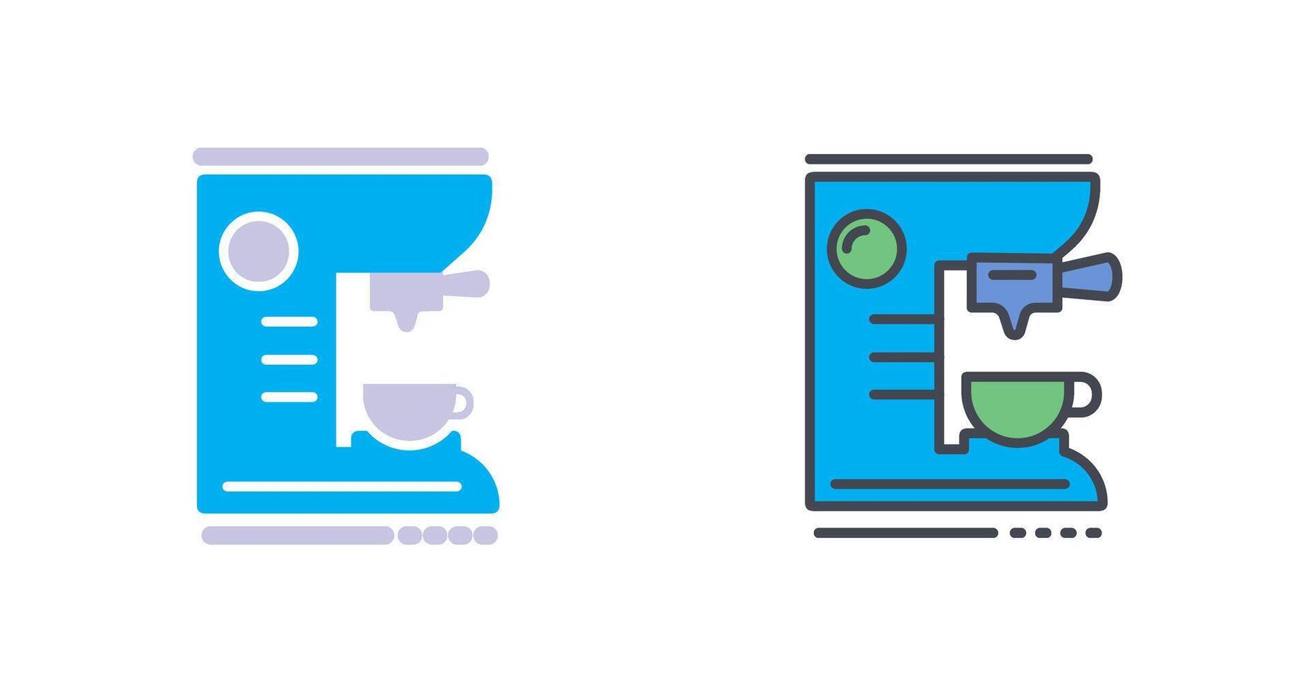 Coffee Machine Icon Design vector