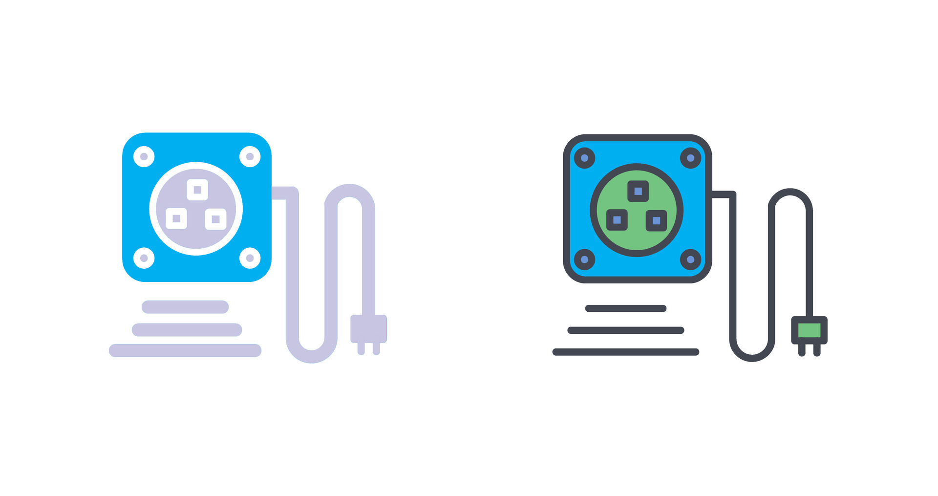 Socket Icon Design 43152880 Vector Art at Vecteezy