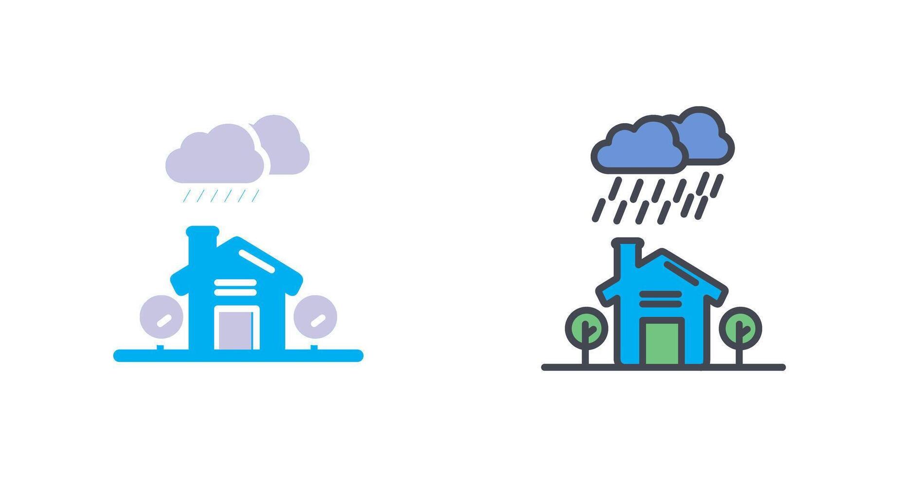 Rain Icon Design vector