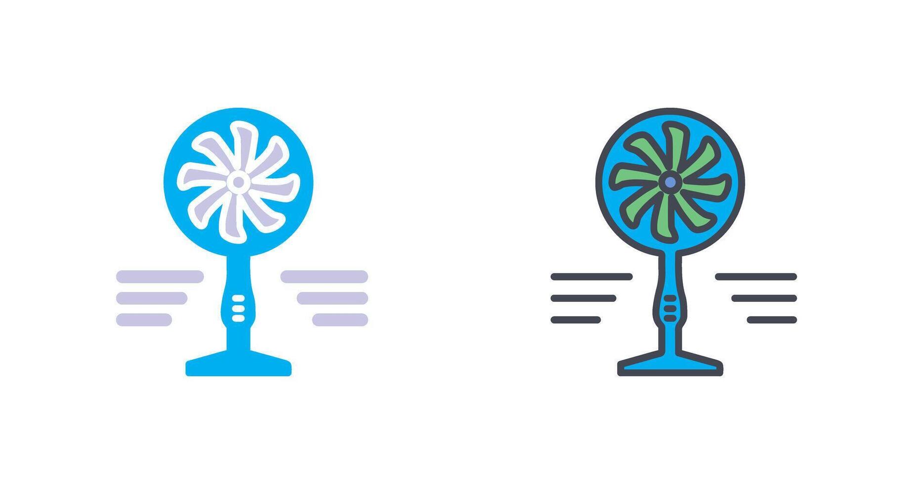 Fan Icon Design vector