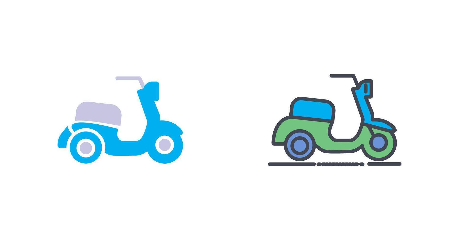 diseño de icono de scooter vector