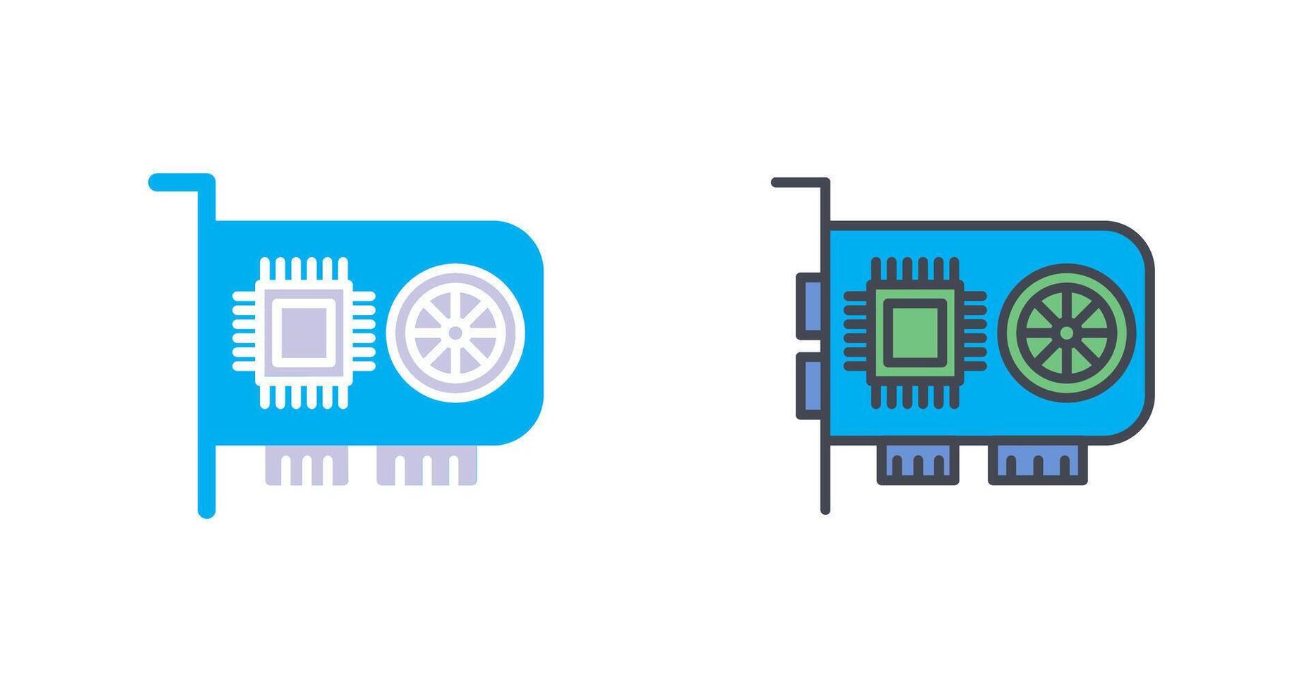 GPU Icon Design vector